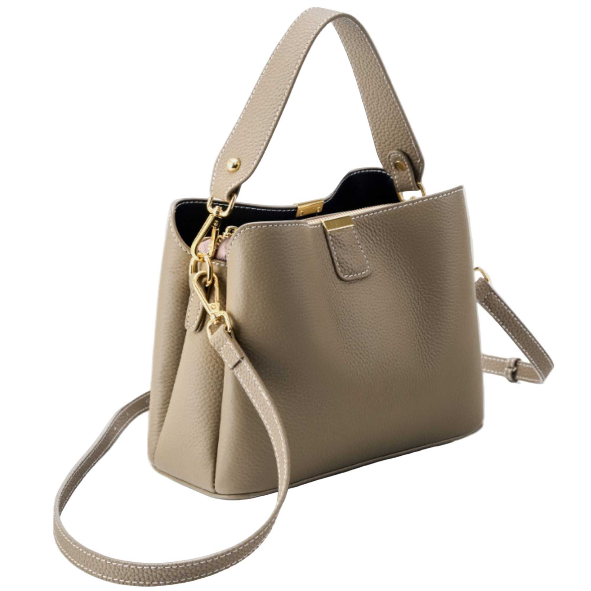 Amber Grace Leather Handbag