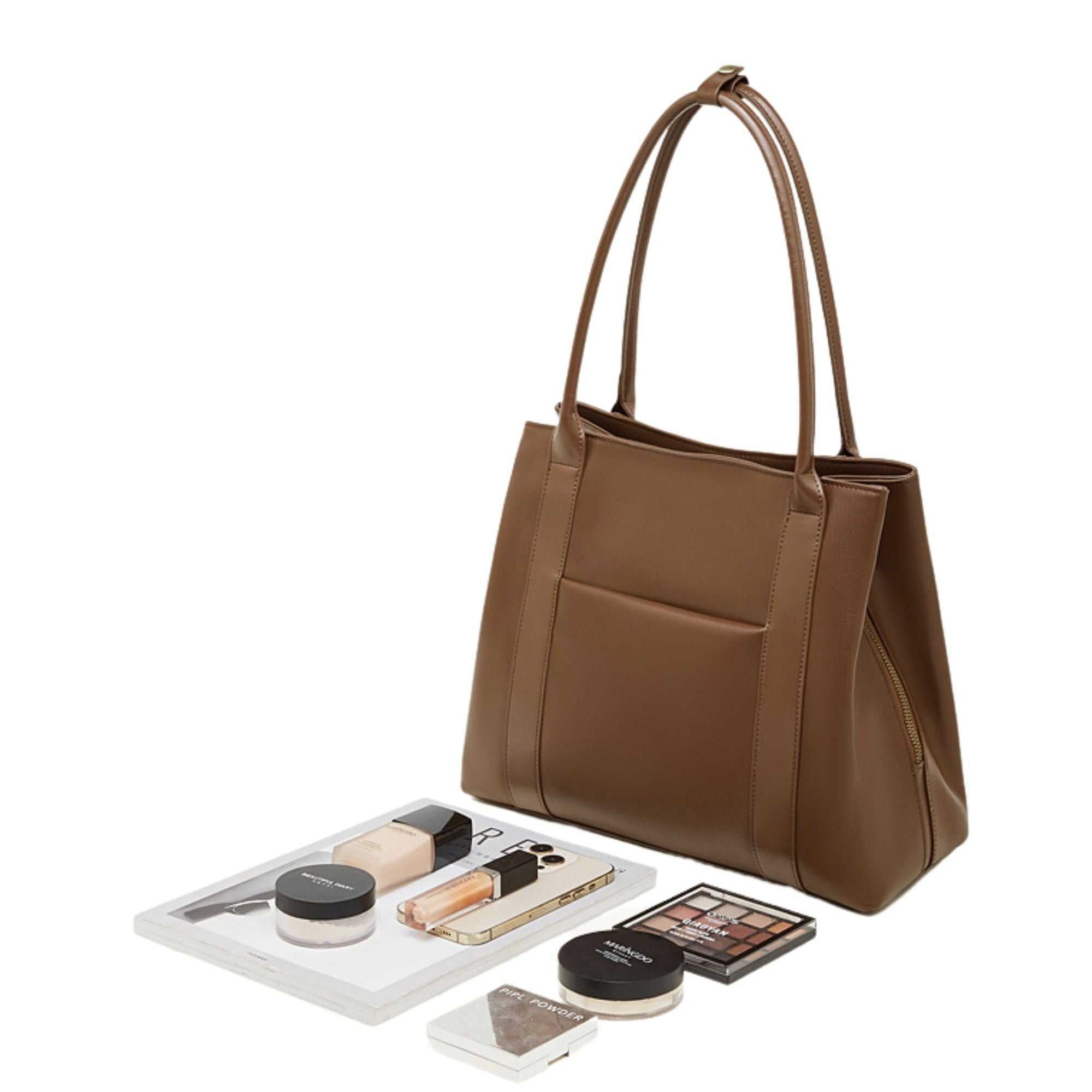 Ames Top Grain Leather Sectional Tote