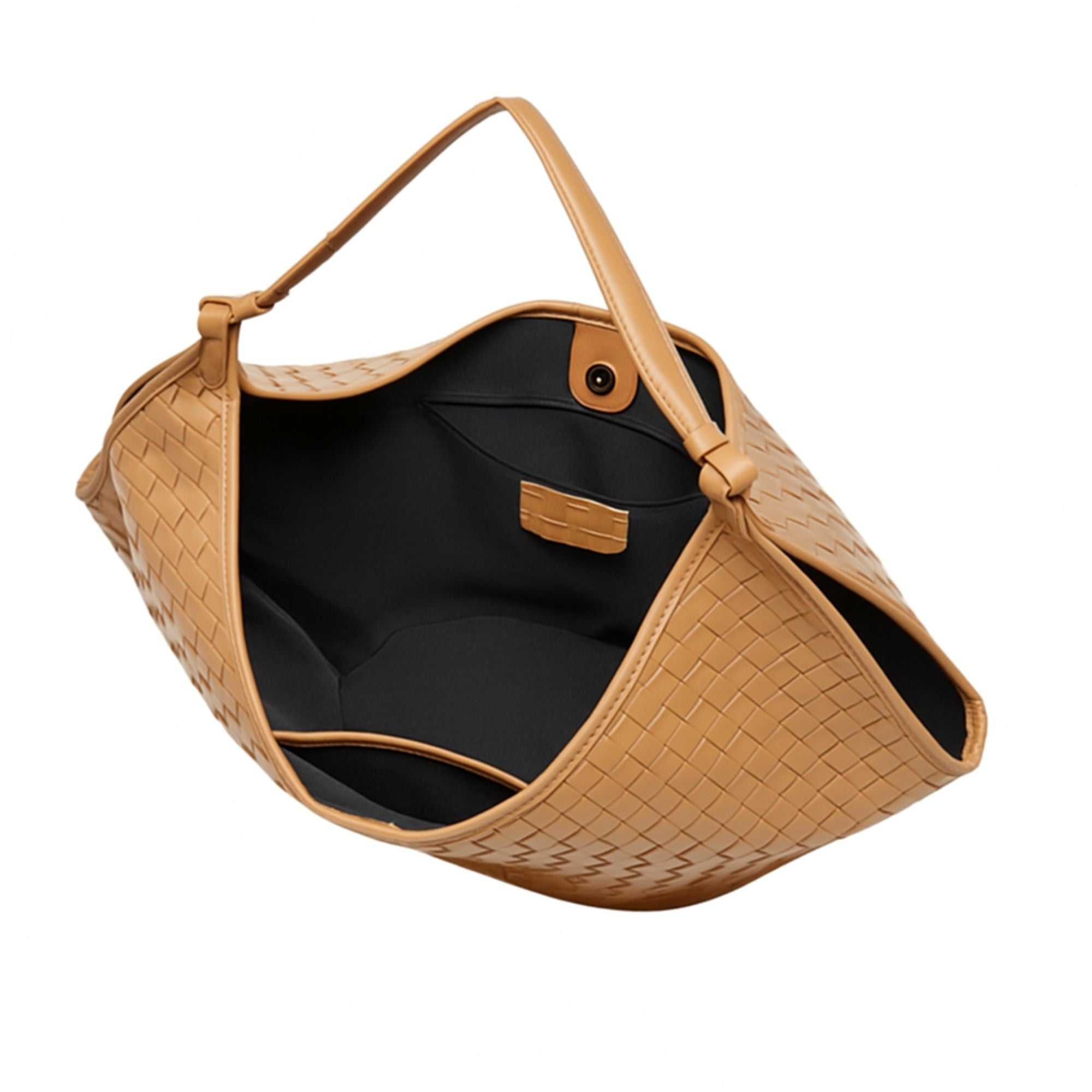 Arla Woven Leather Tote