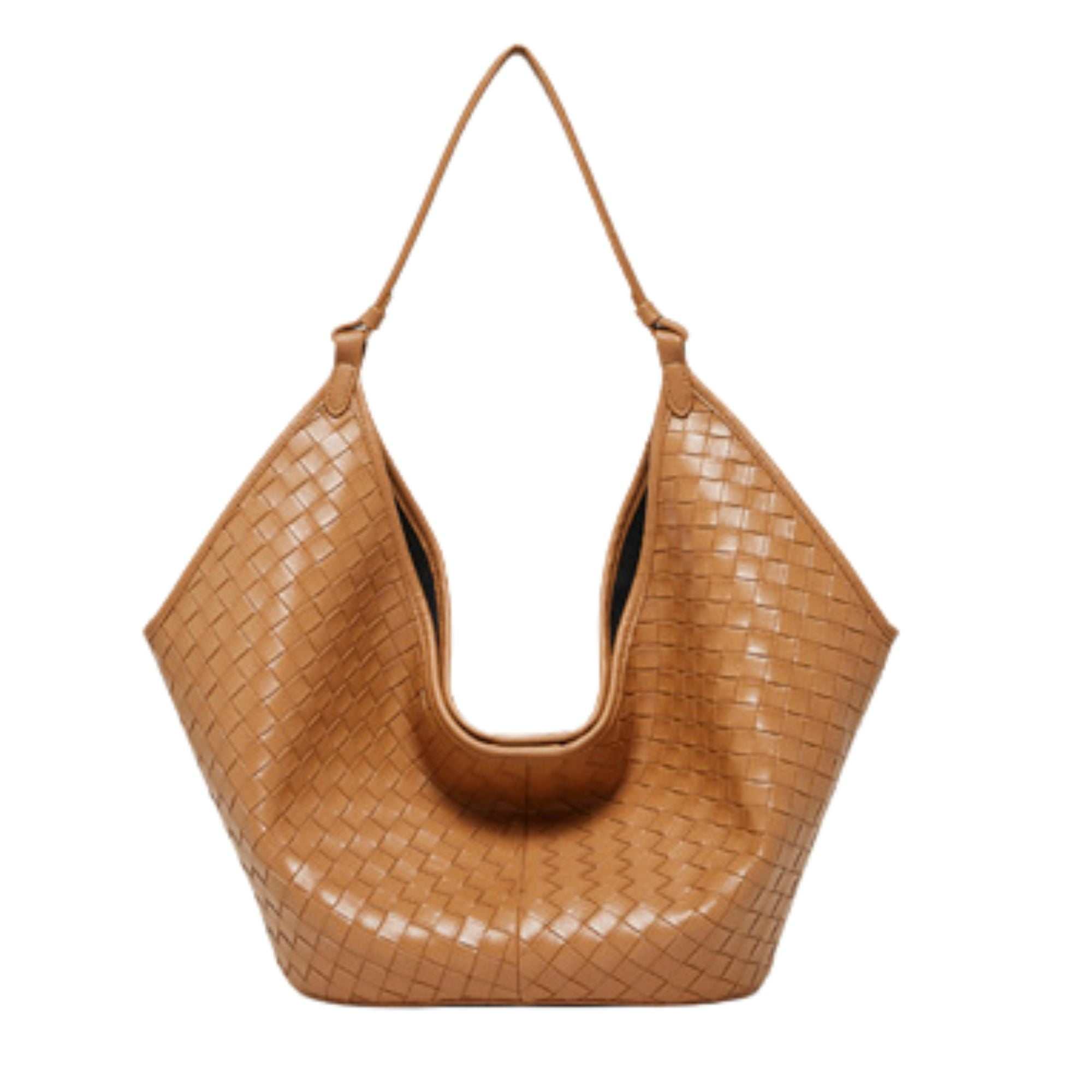 Arla Woven Leather Tote