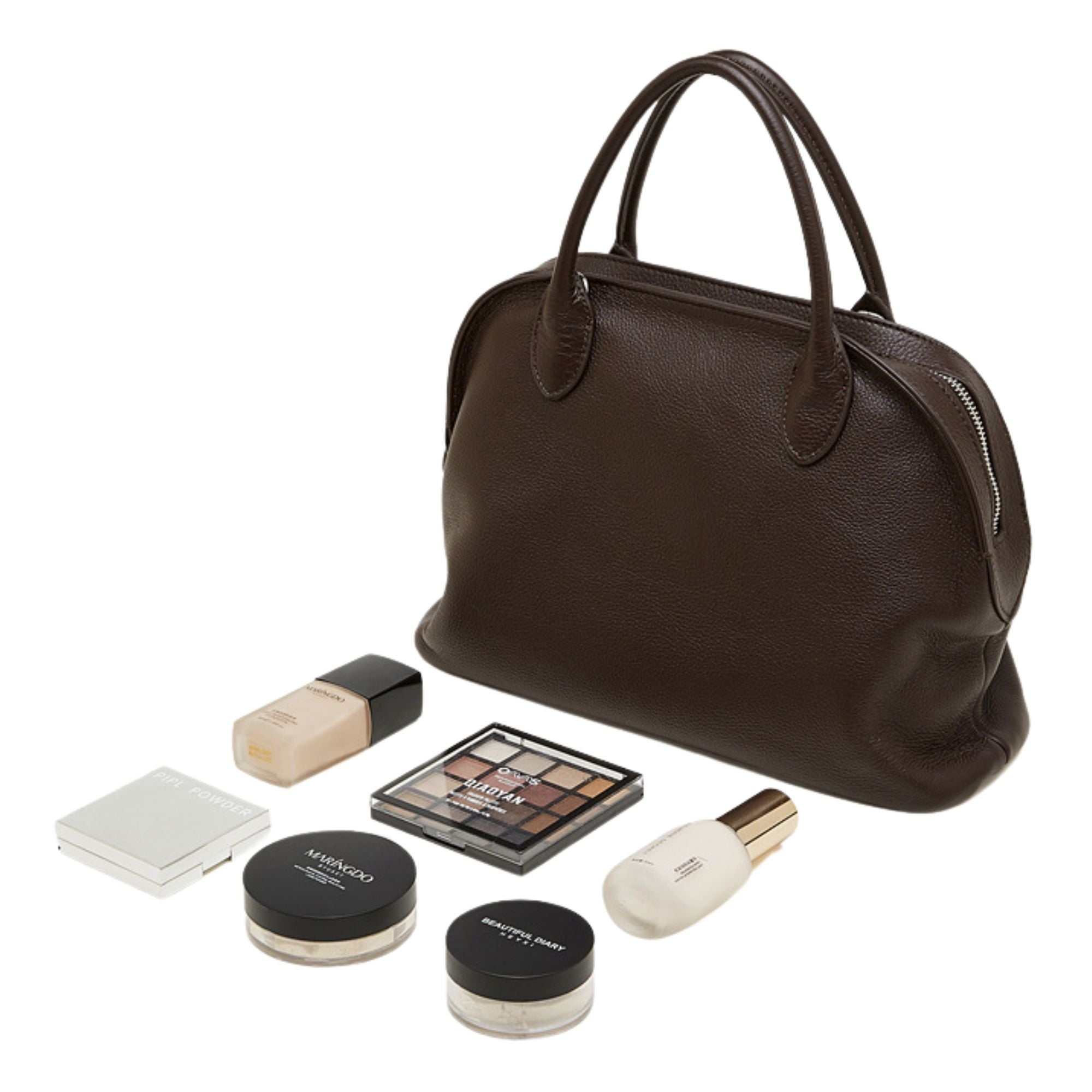 Bakewell Top Grain Leather Retro Satchel