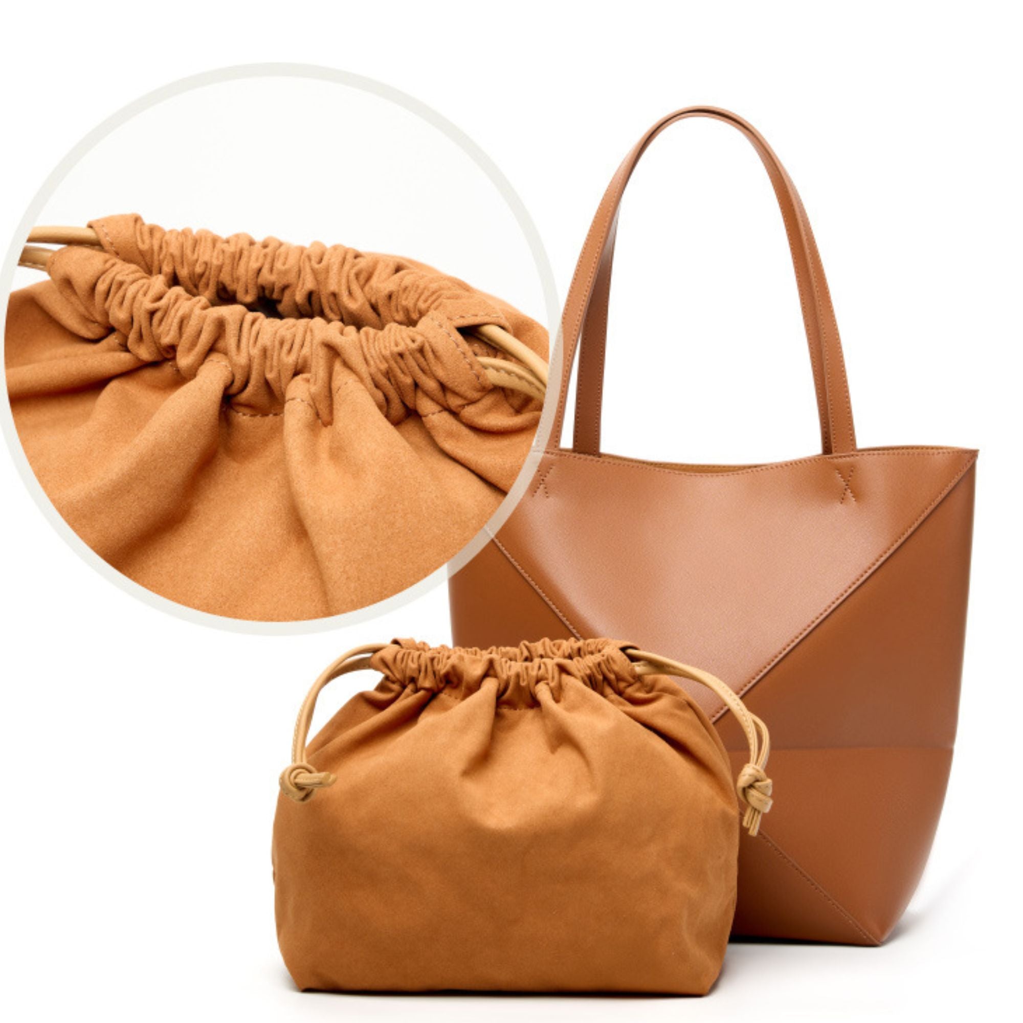 Bellamy Folding Leather Tote