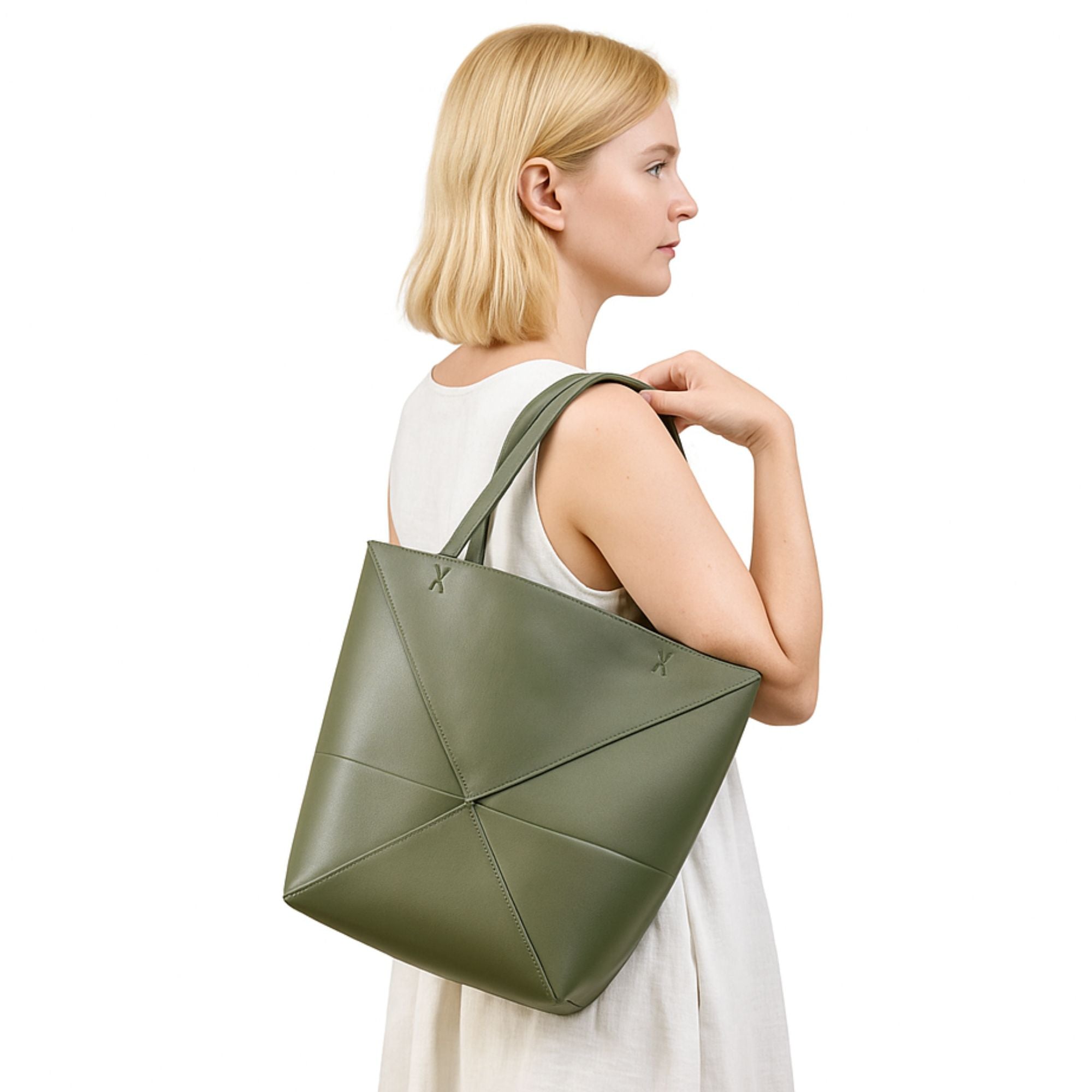 Bellamy Folding Leather Tote