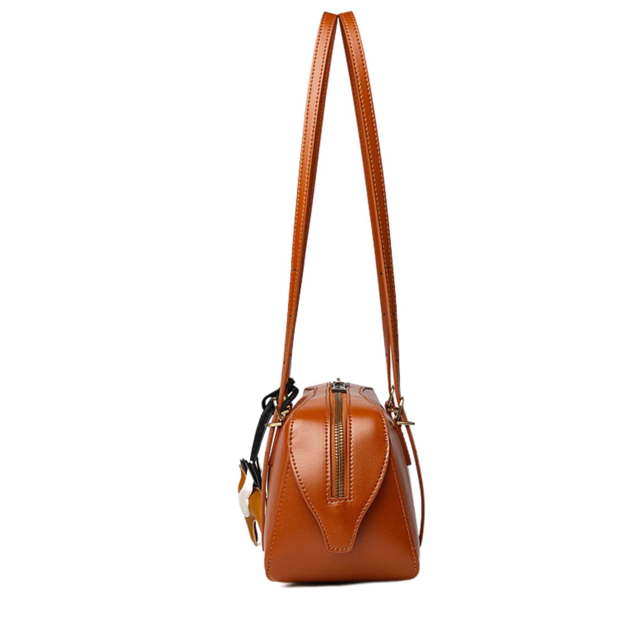 Berkely Full Grain Leather Baguette Bag