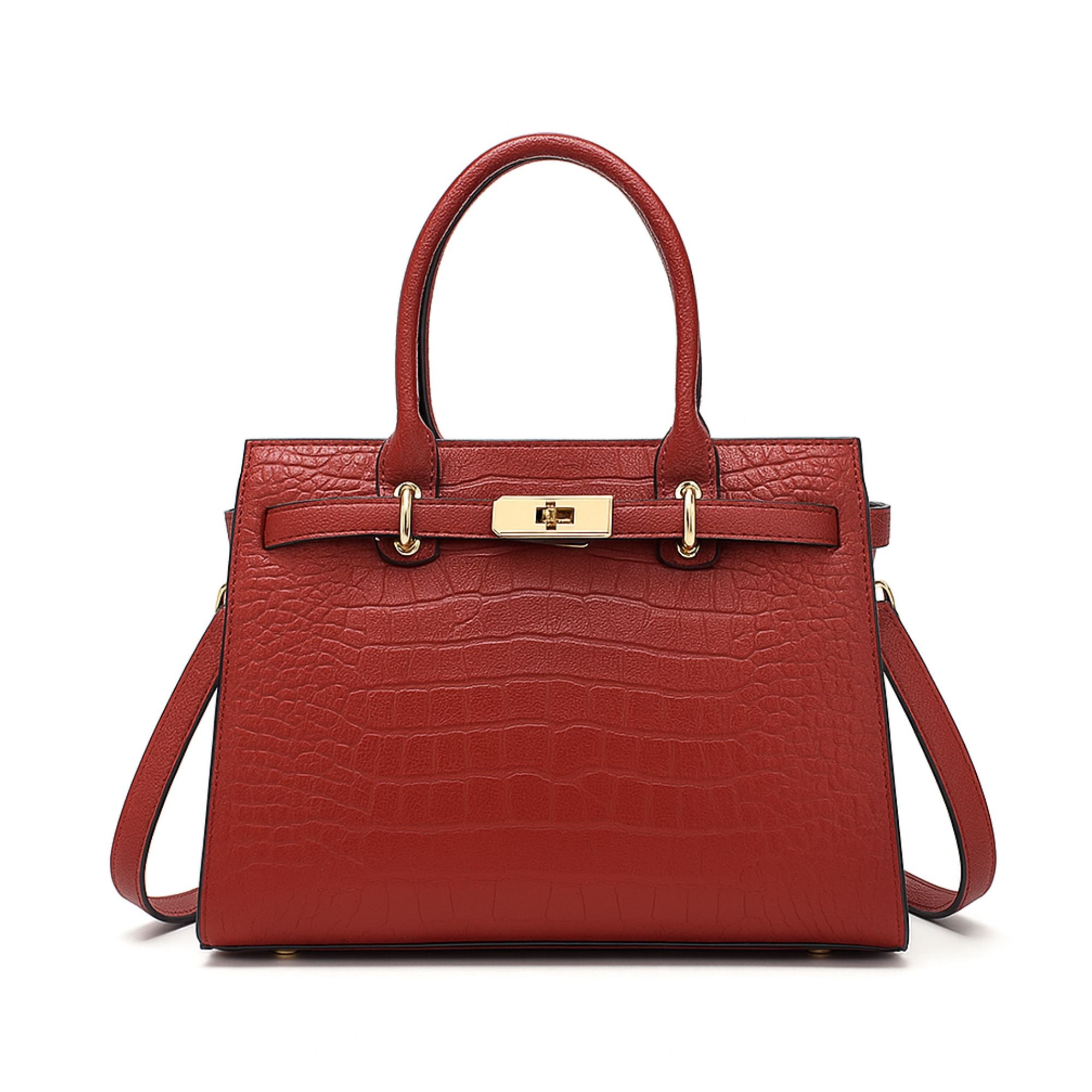 Brixton Leather Satchel Handbag