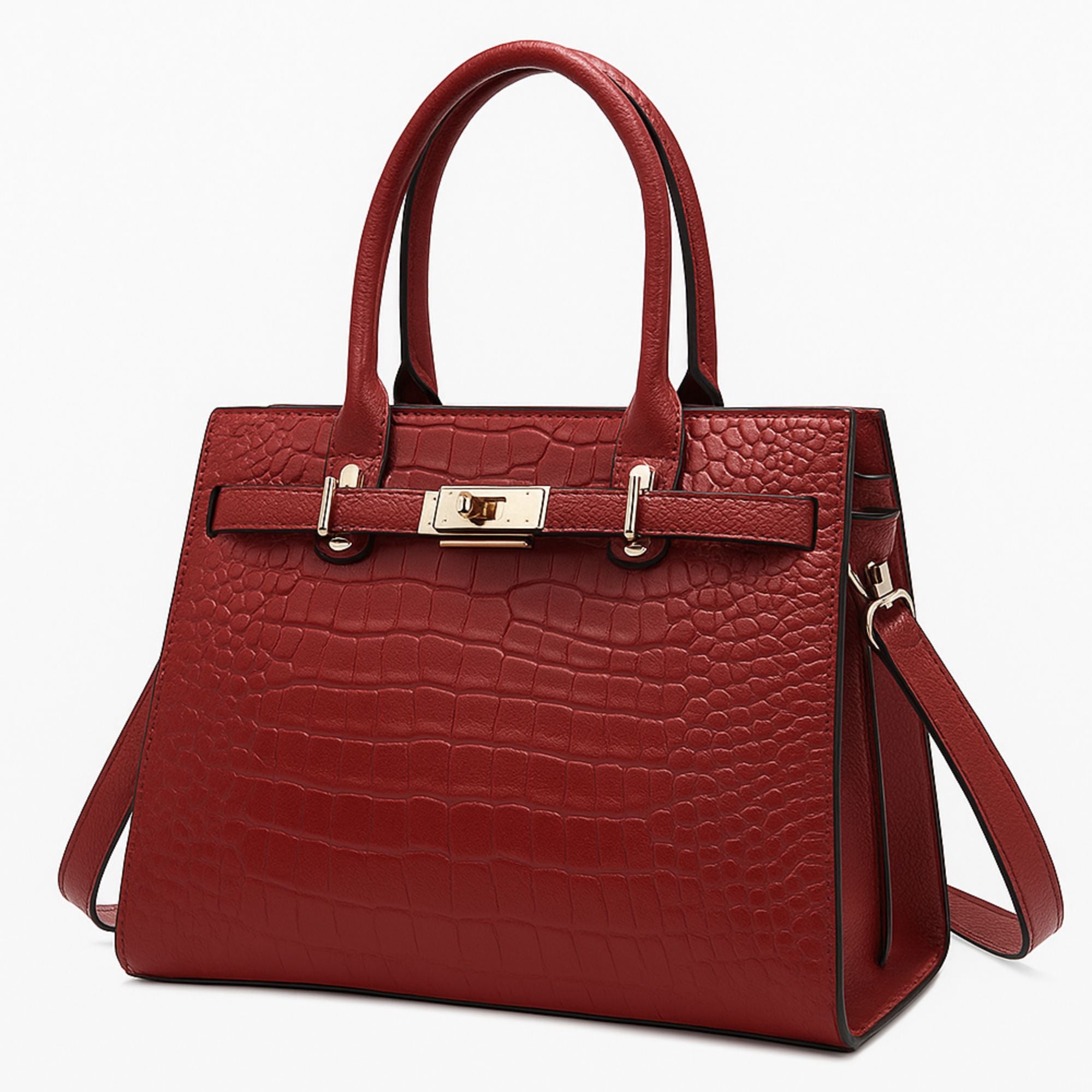 Brixton Leather Satchel Handbag