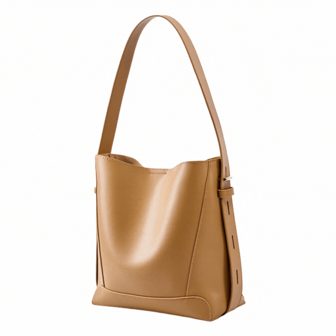 Melrose Leather Bucket Bag
