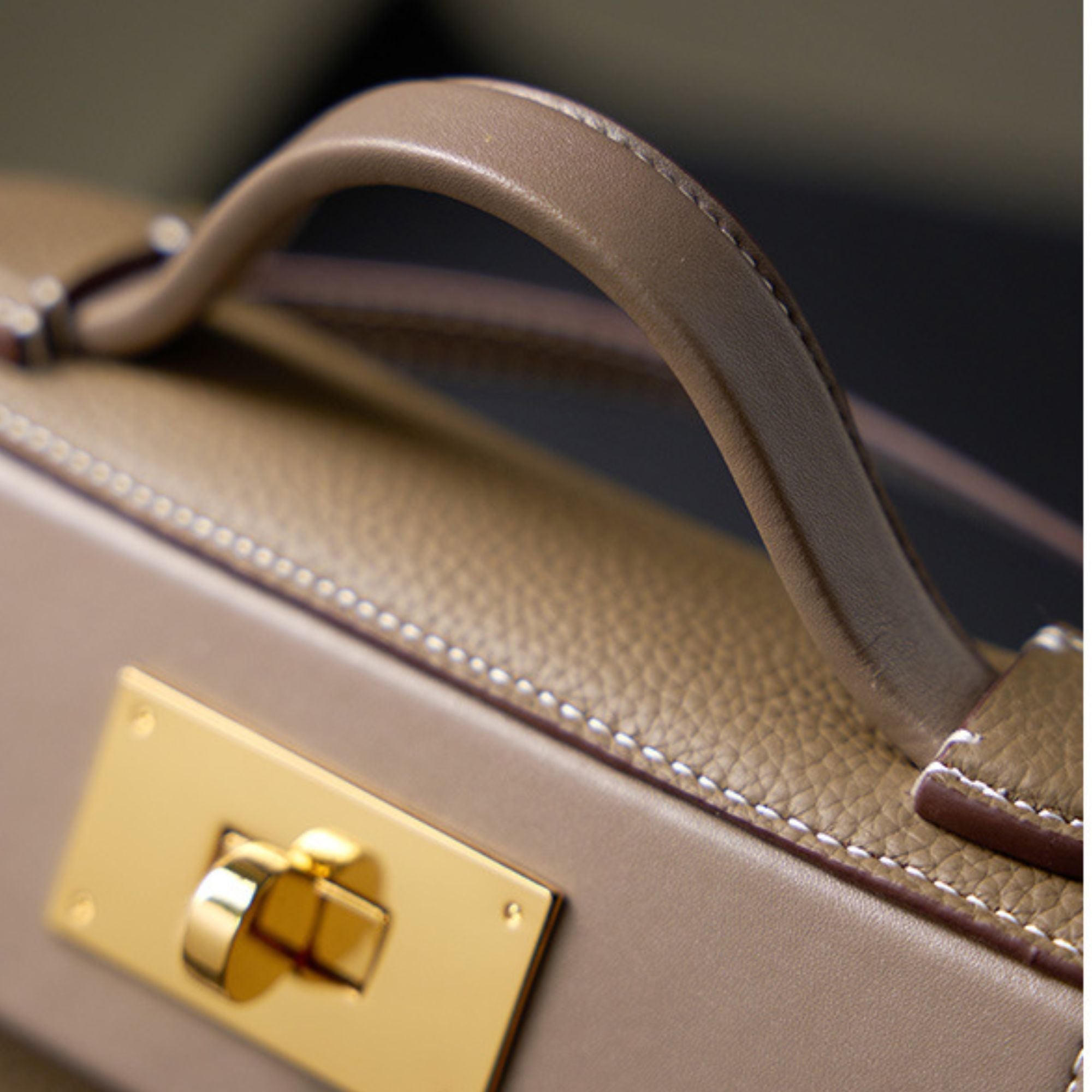 Dawson Full Grain Leather Crossbody Satchel