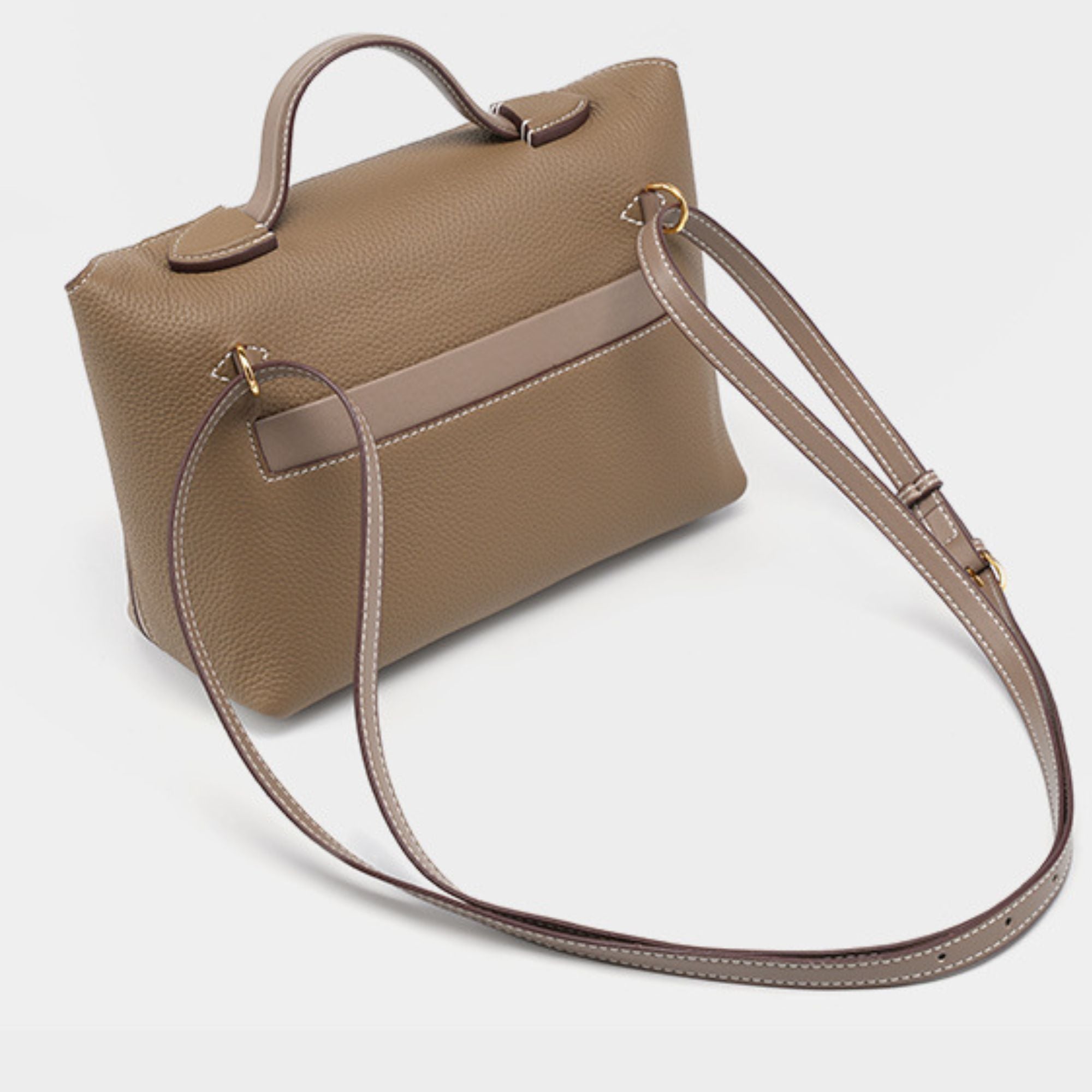 Dawson Full Grain Leather Crossbody Satchel