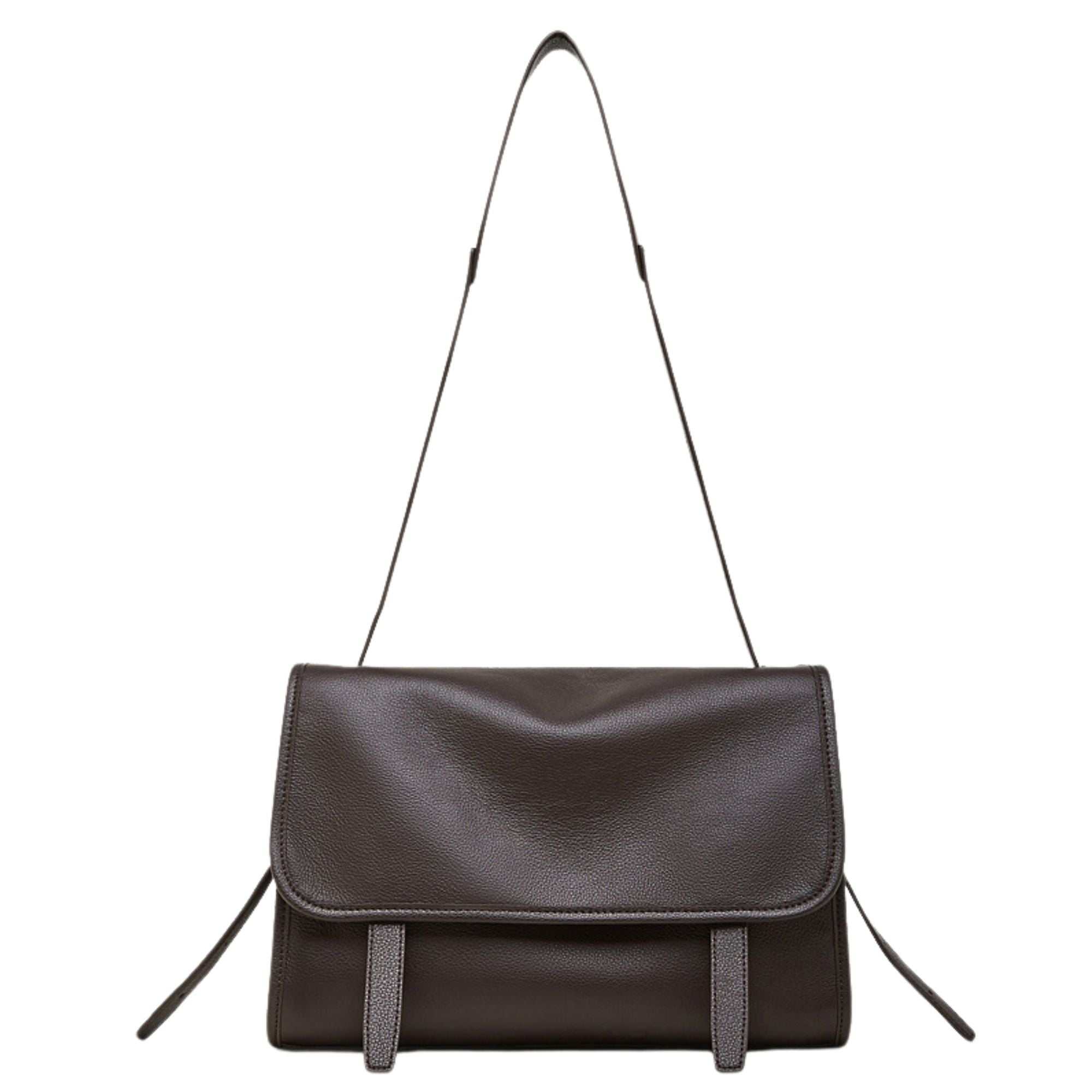 Devonshire Top Grain Calfskin Leather Messenger Bag