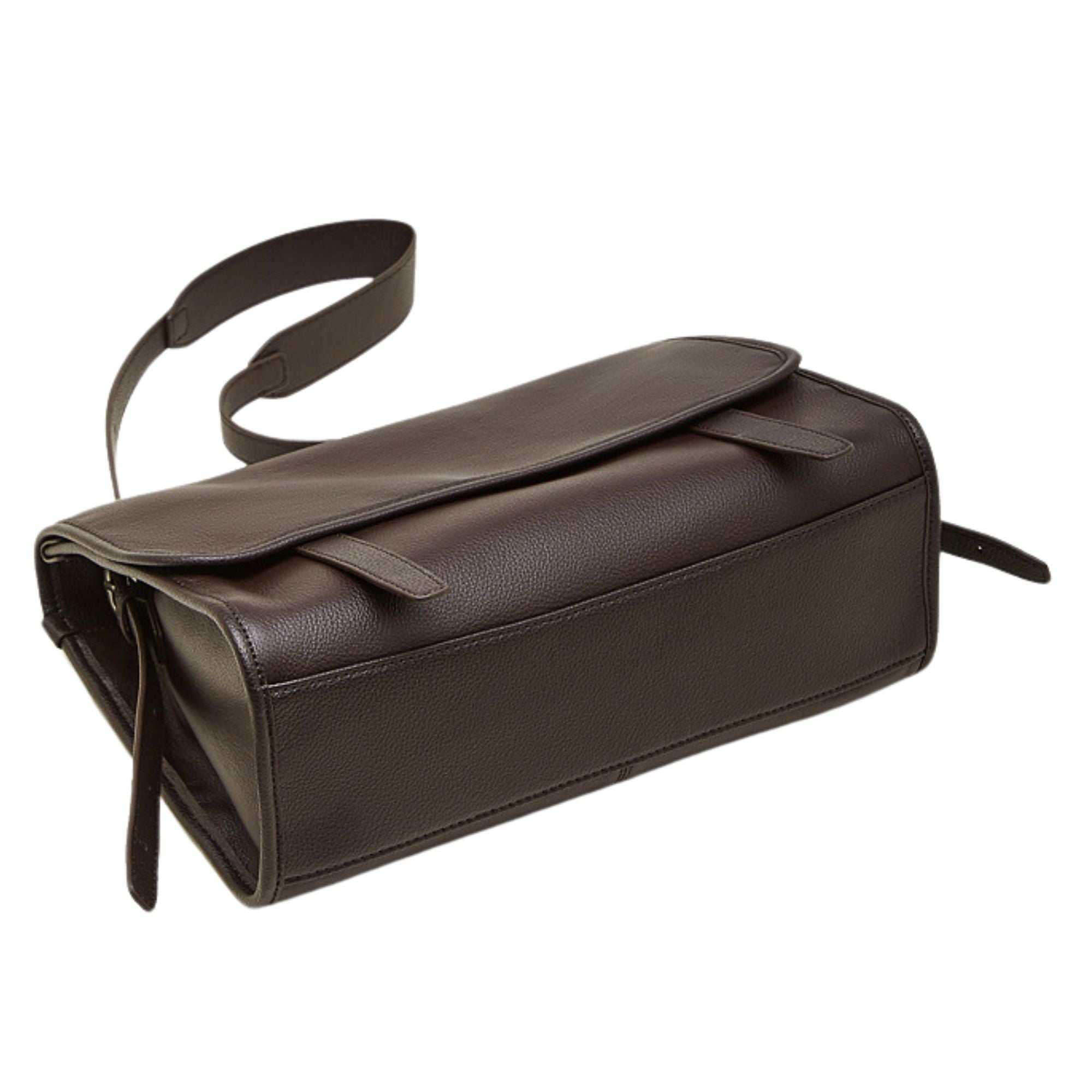 Devonshire Top Grain Calfskin Leather Messenger Bag