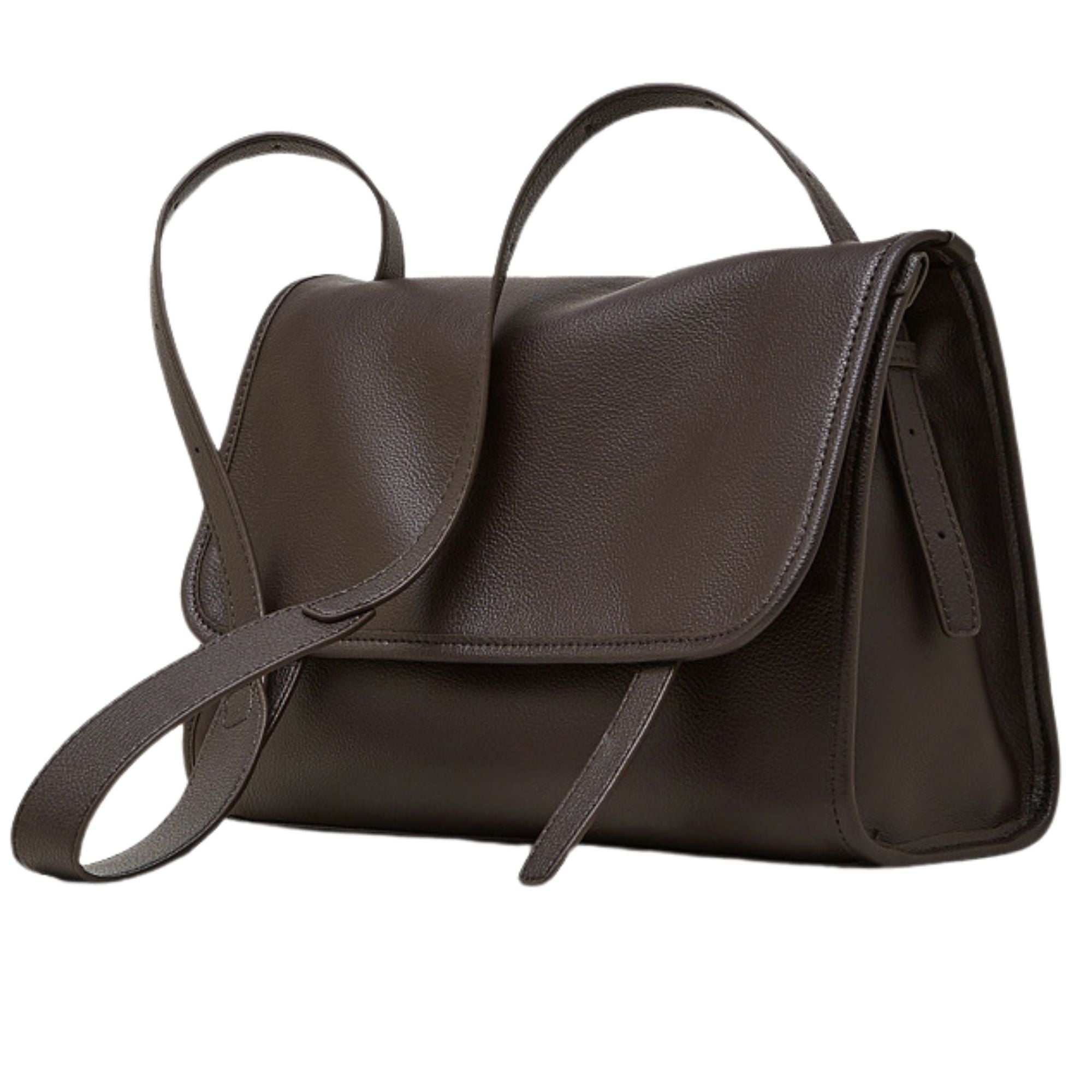 Devonshire Top Grain Calfskin Leather Messenger Bag