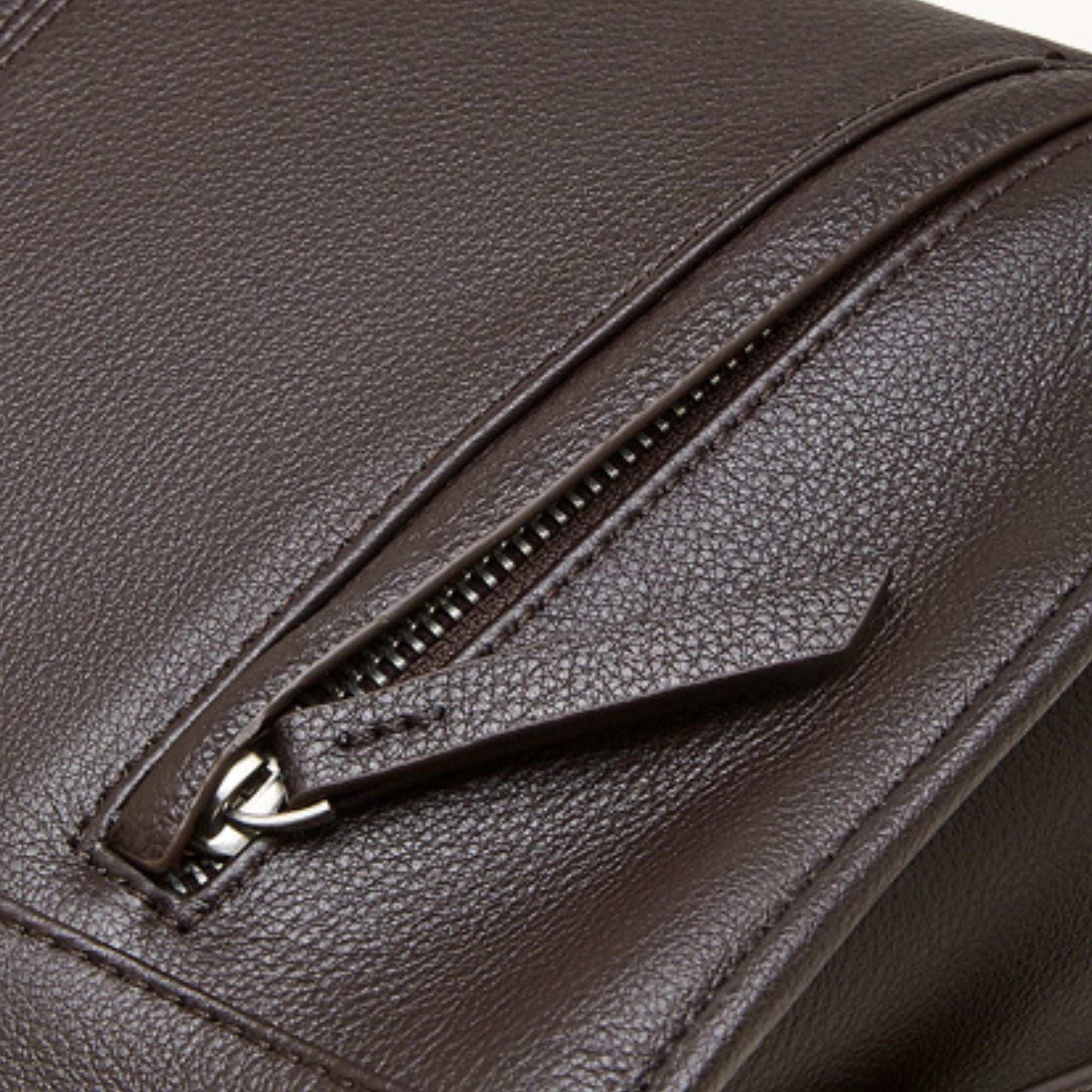 Devonshire Top Grain Calfskin Leather Messenger Bag