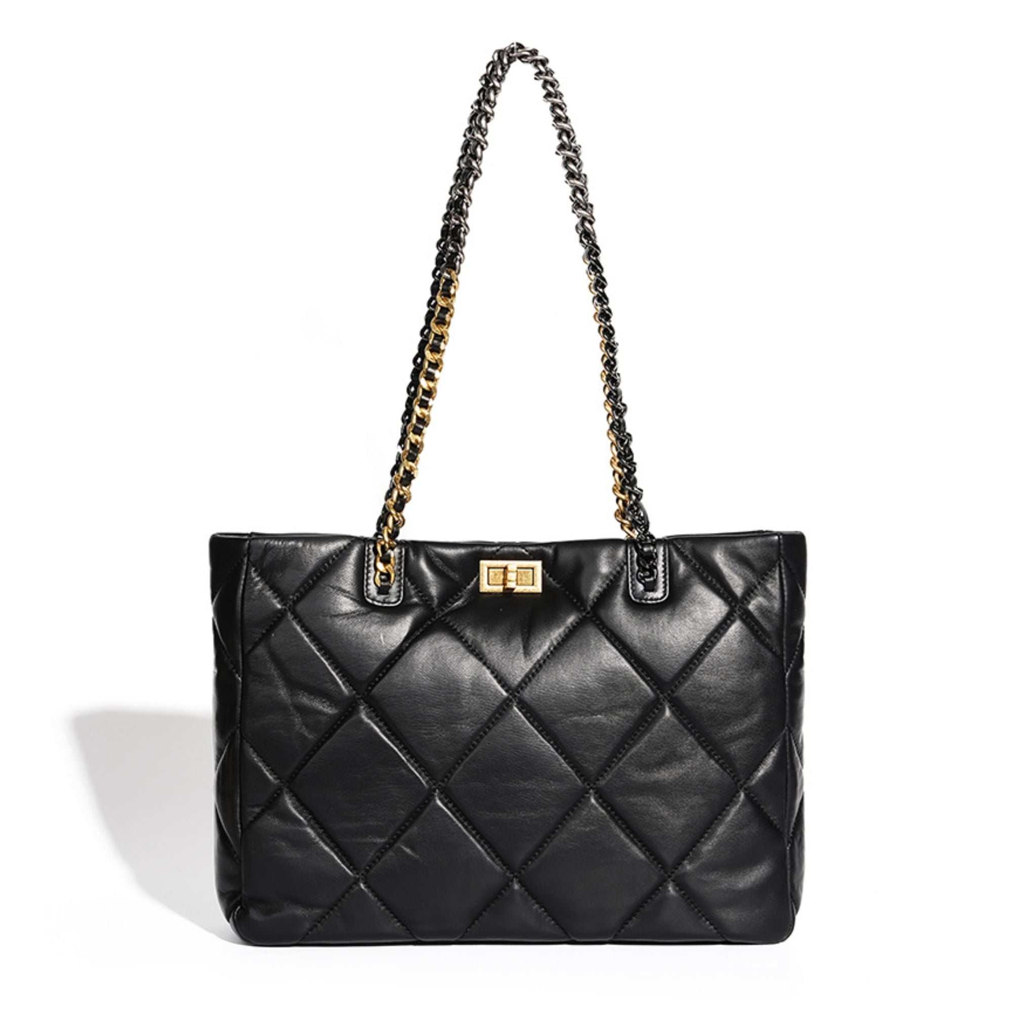 Drake Quilted Leather Tote Bag