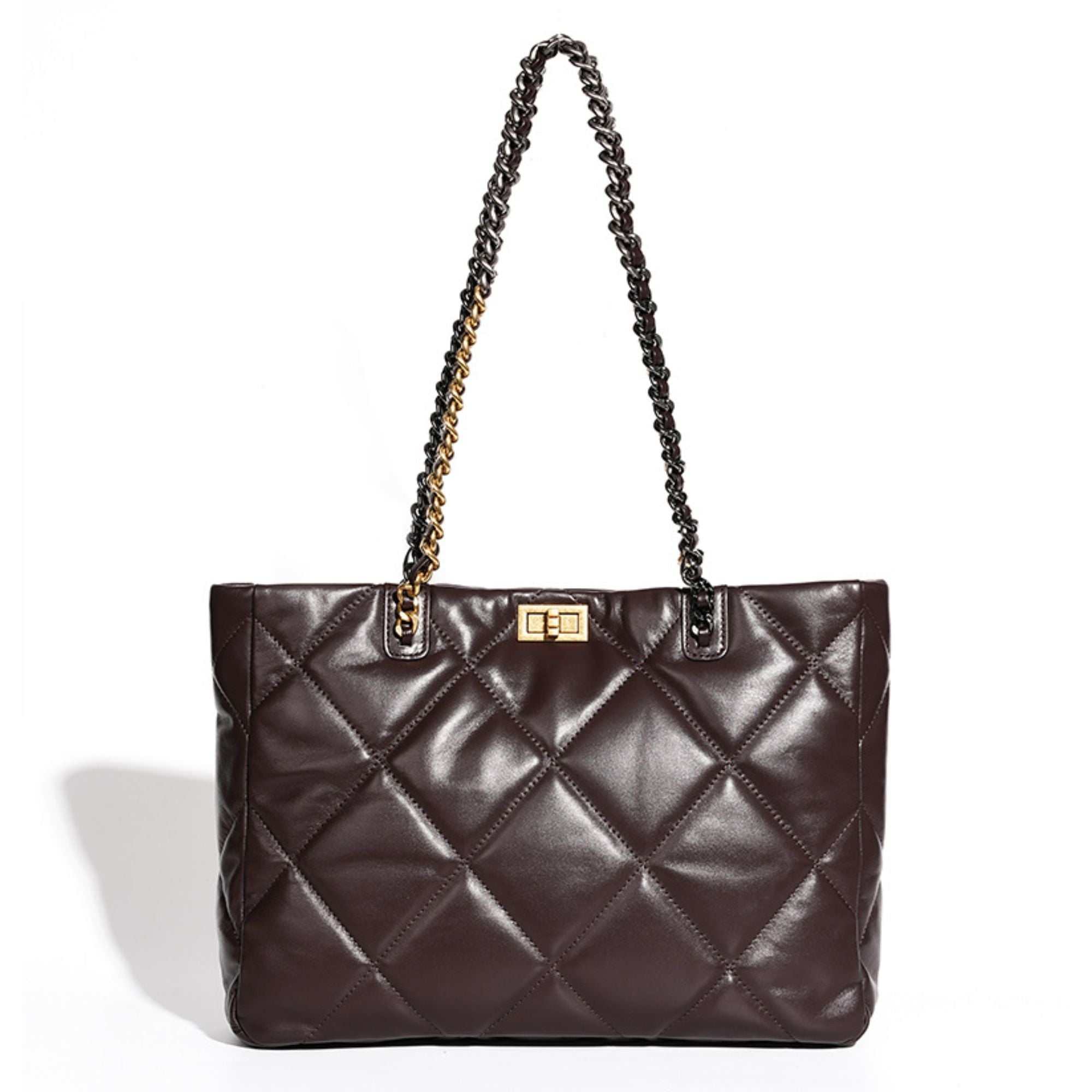 Drake Quilted Leather Tote Bag