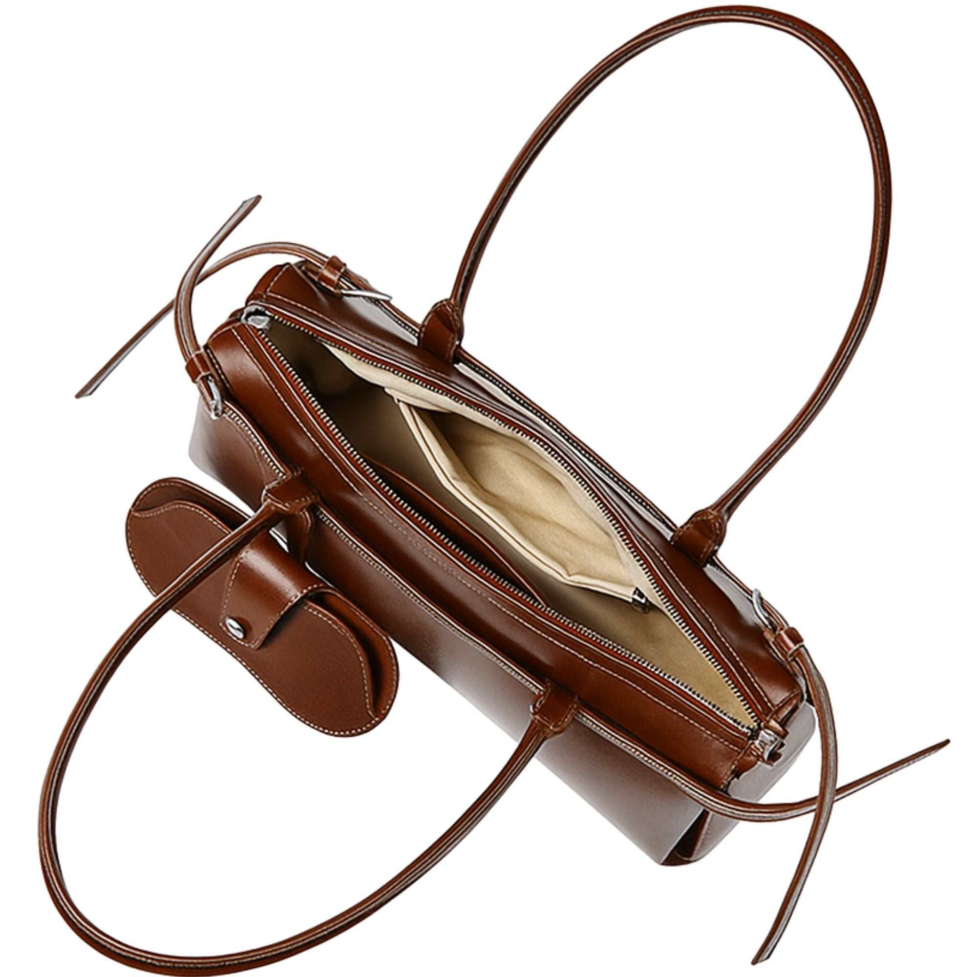 Élise Vintage Leather Baguette