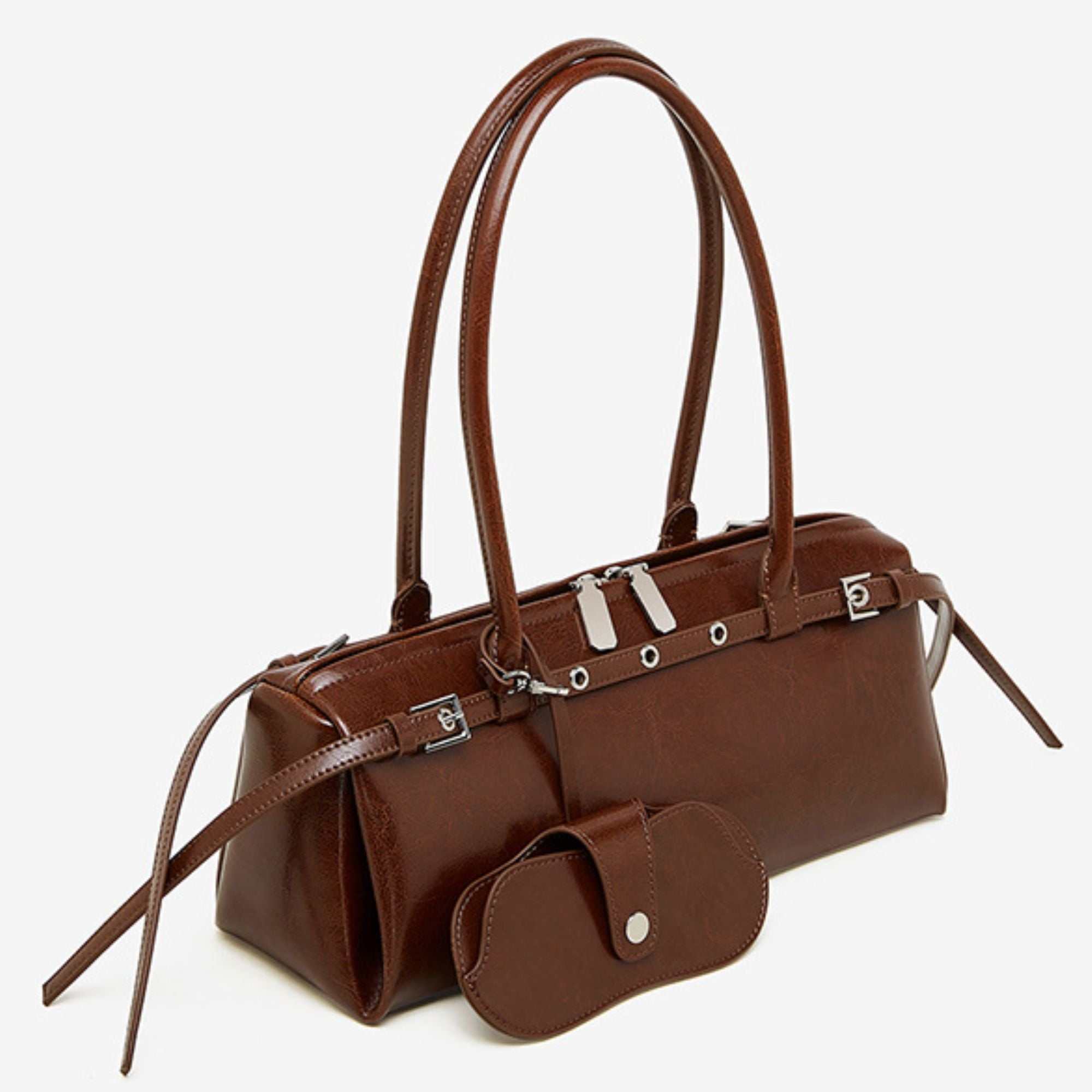 Élise Vintage Leather Baguette