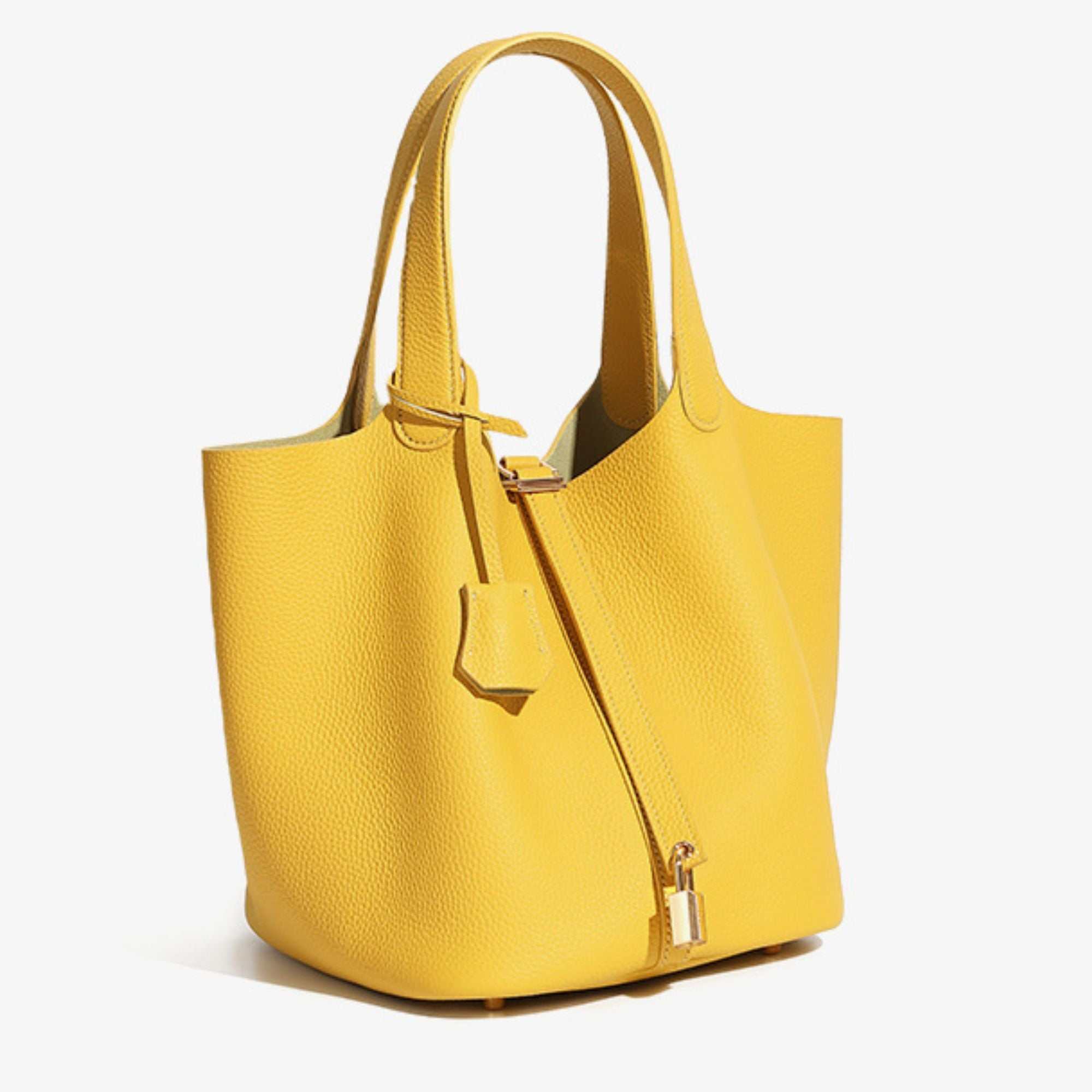 Greenwich Top Grain Leather Bucket Bag