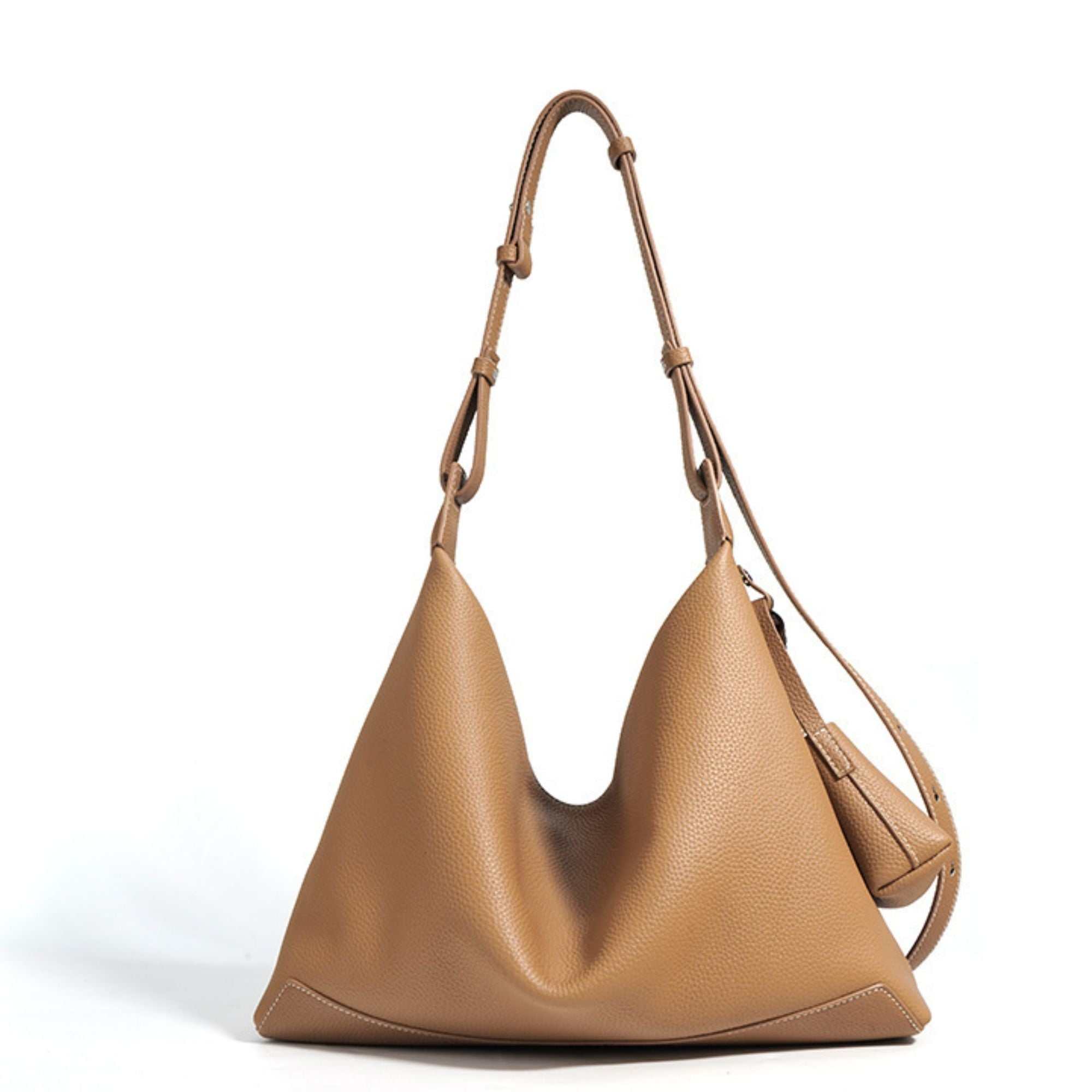 Henley Top Grain Leather Hobo