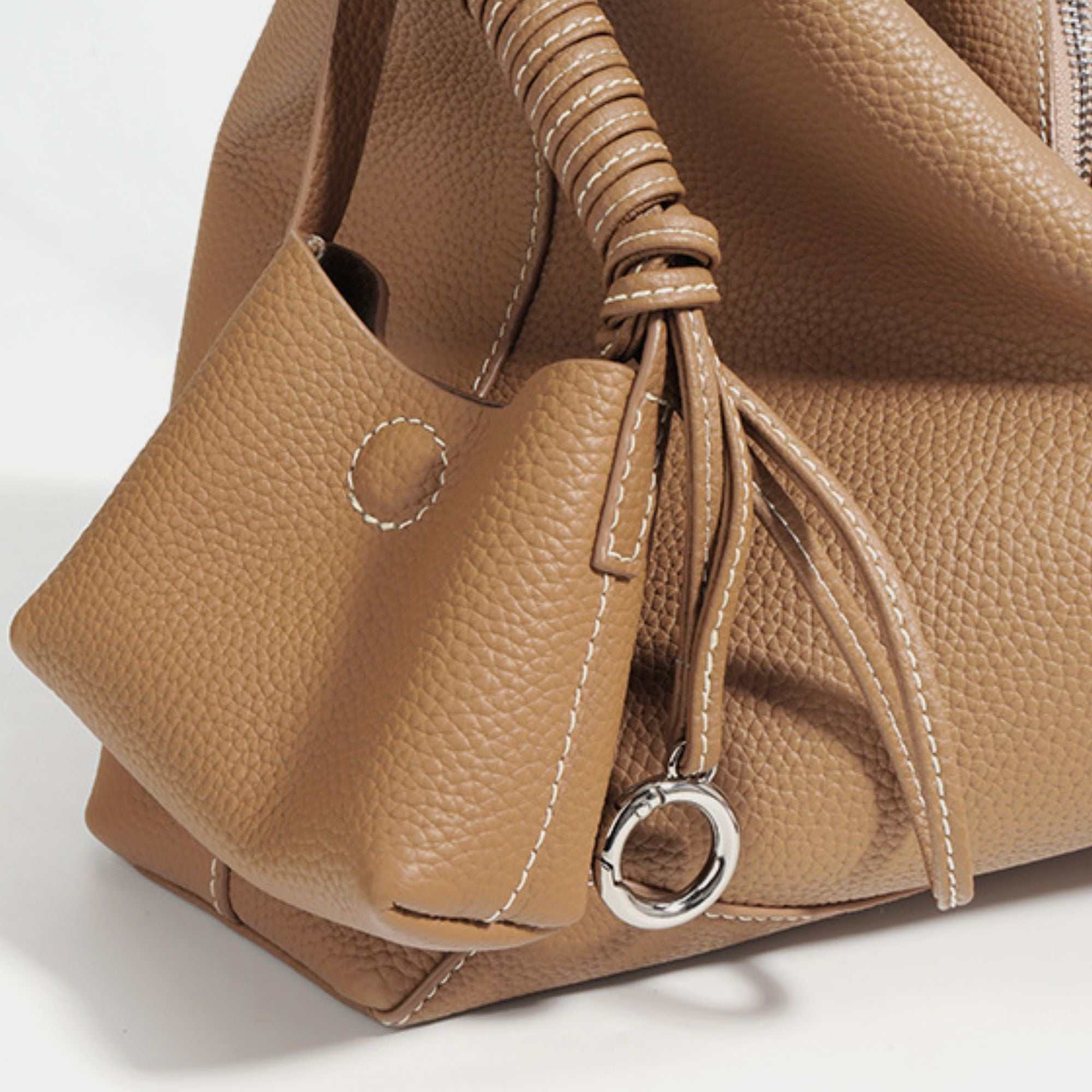 Henley Top Grain Leather Hobo