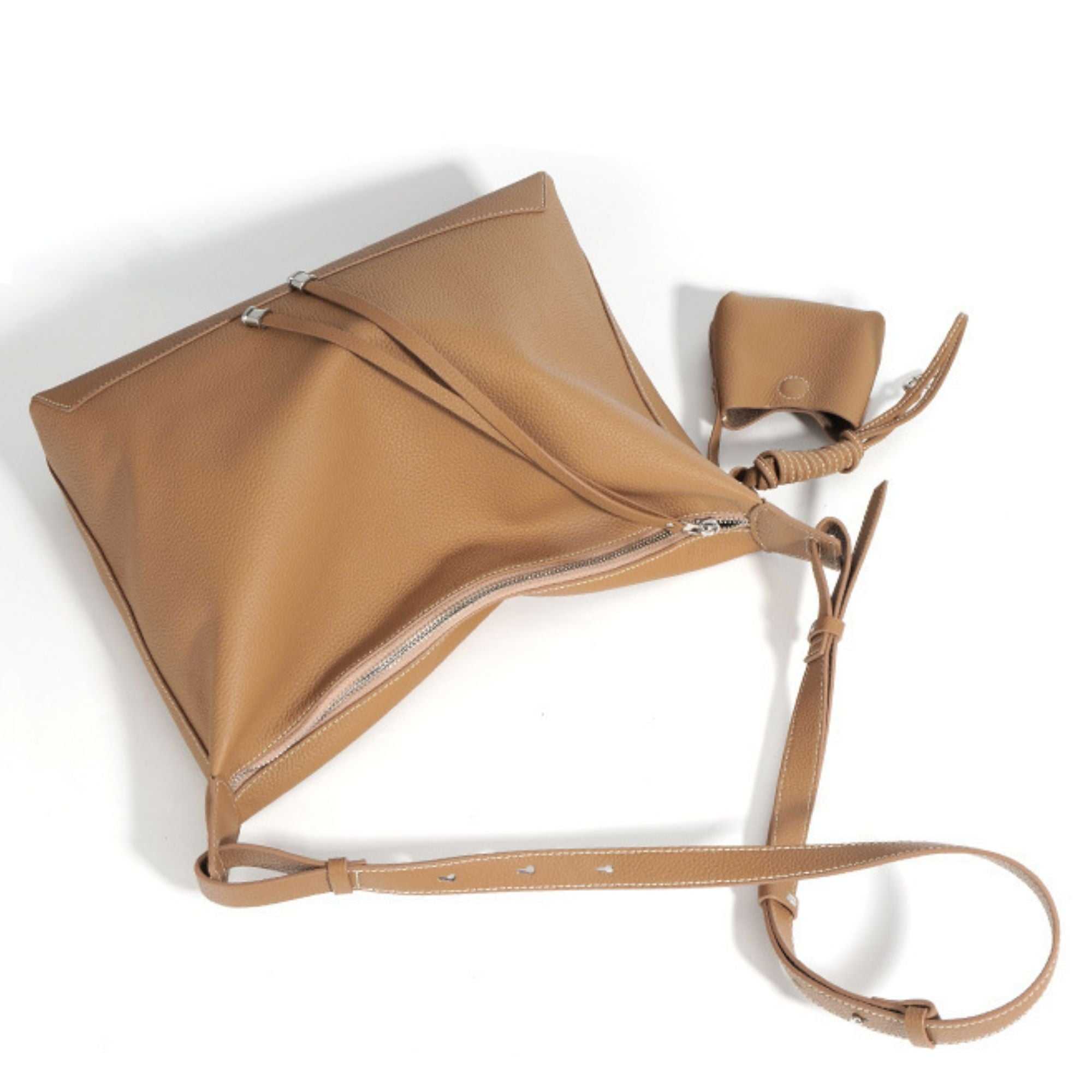 Henley Top Grain Leather Hobo