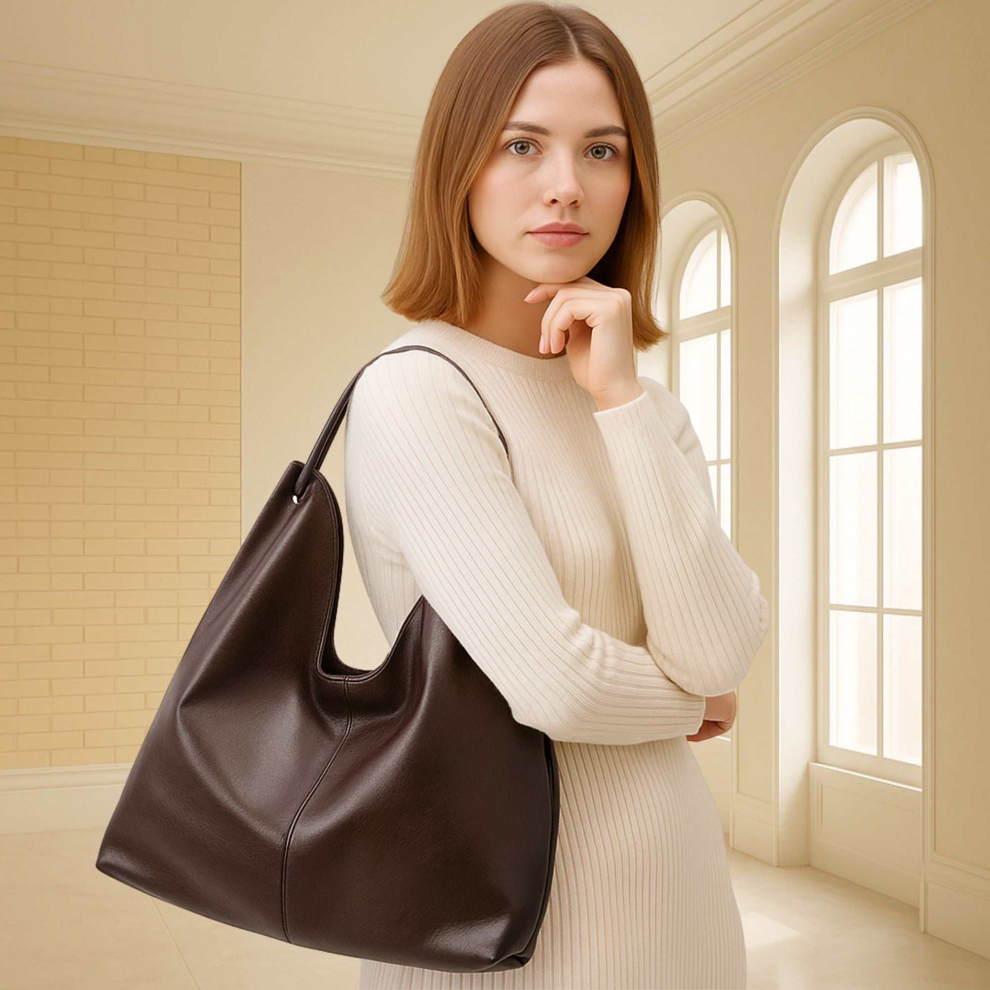The Somerset Leather Hobo