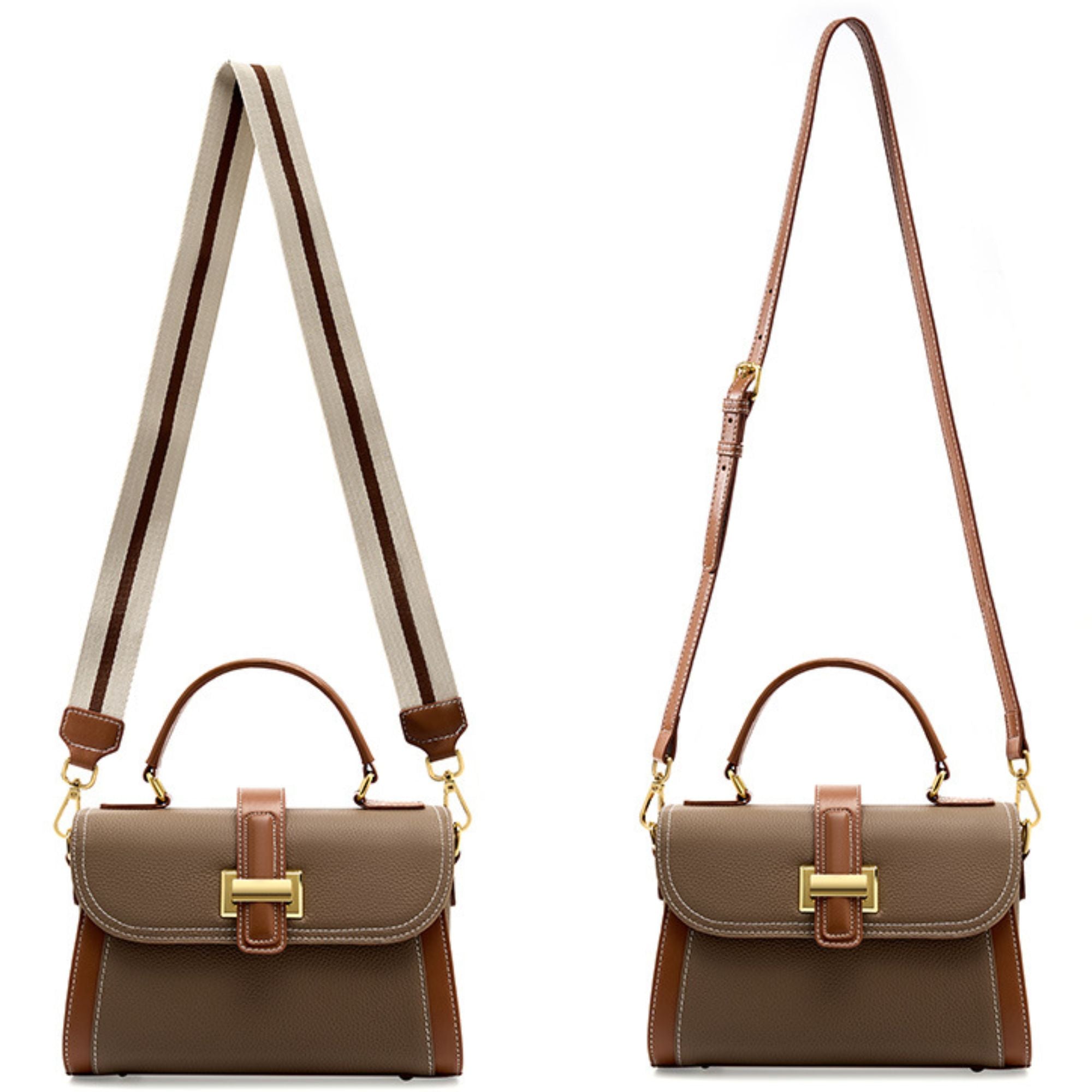 Kingsly Leather Shoulder Bag