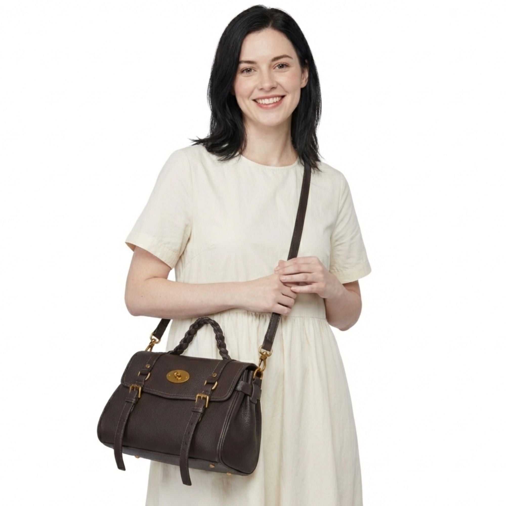 Langley Top Grain Leather Satchel