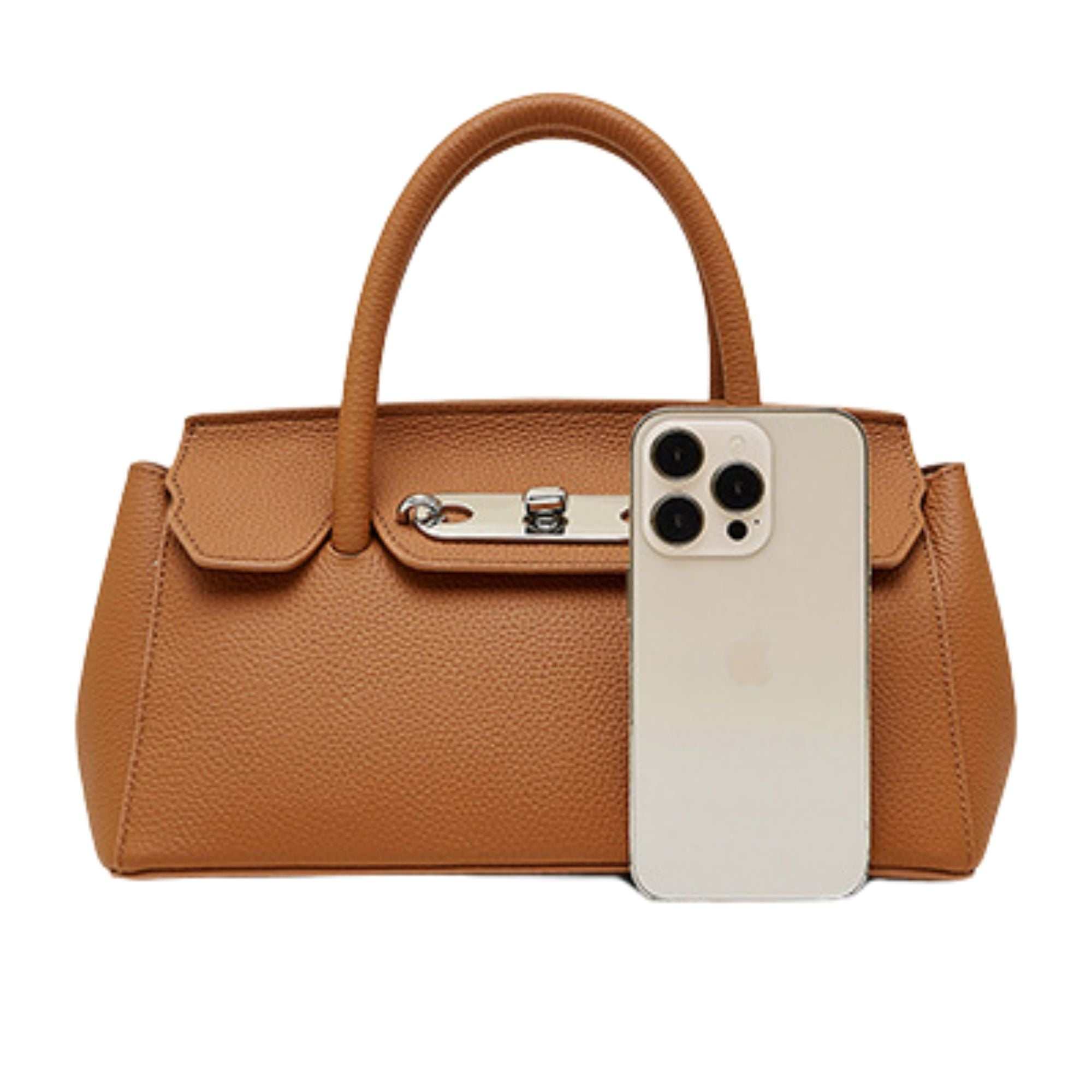 Waverly Platinum Leather Bag