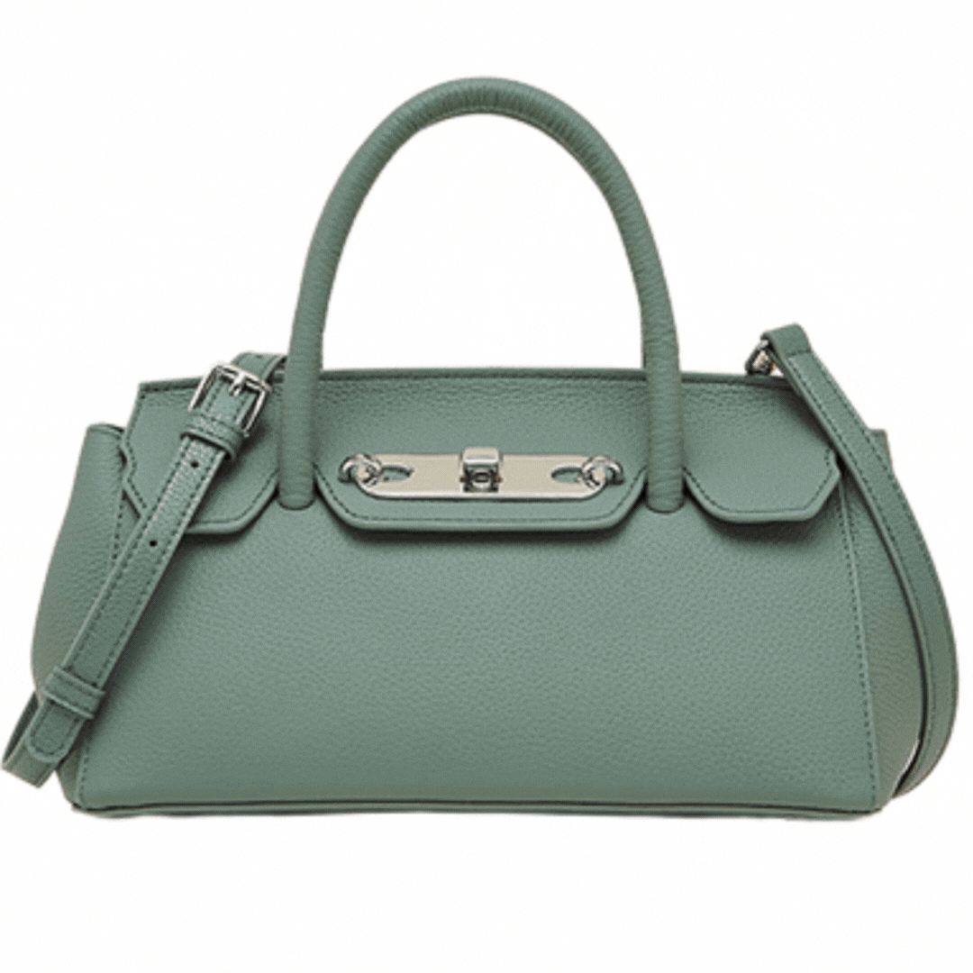 Waverly Platinum Leather Bag