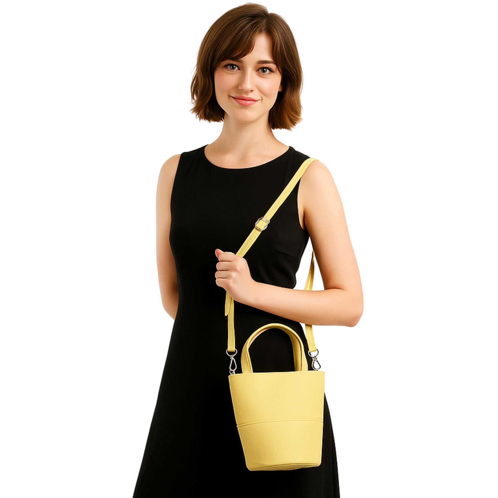 Lennox Leather Basket Tote