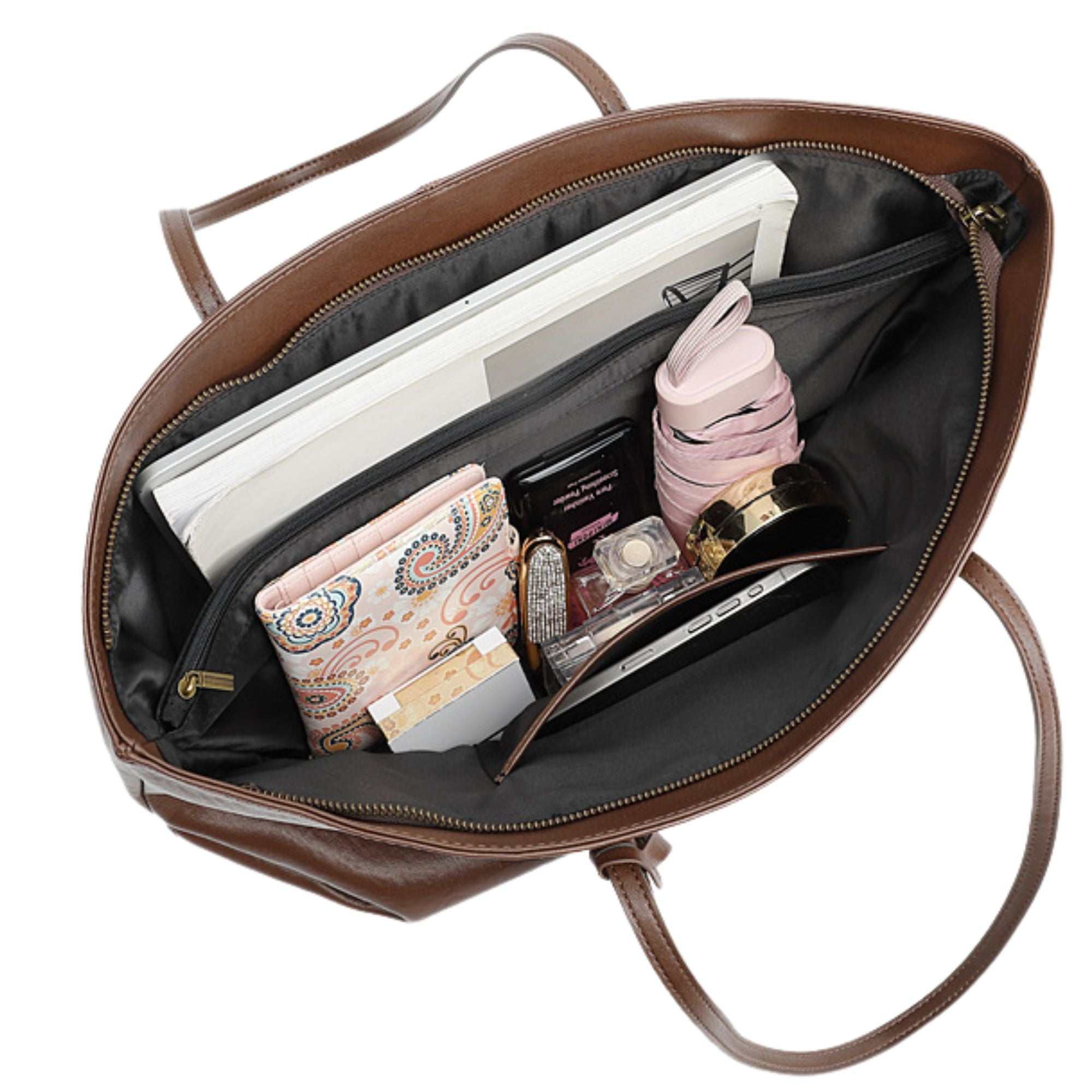 Lexington Vegetable-Tanned Genuine Leather Tote