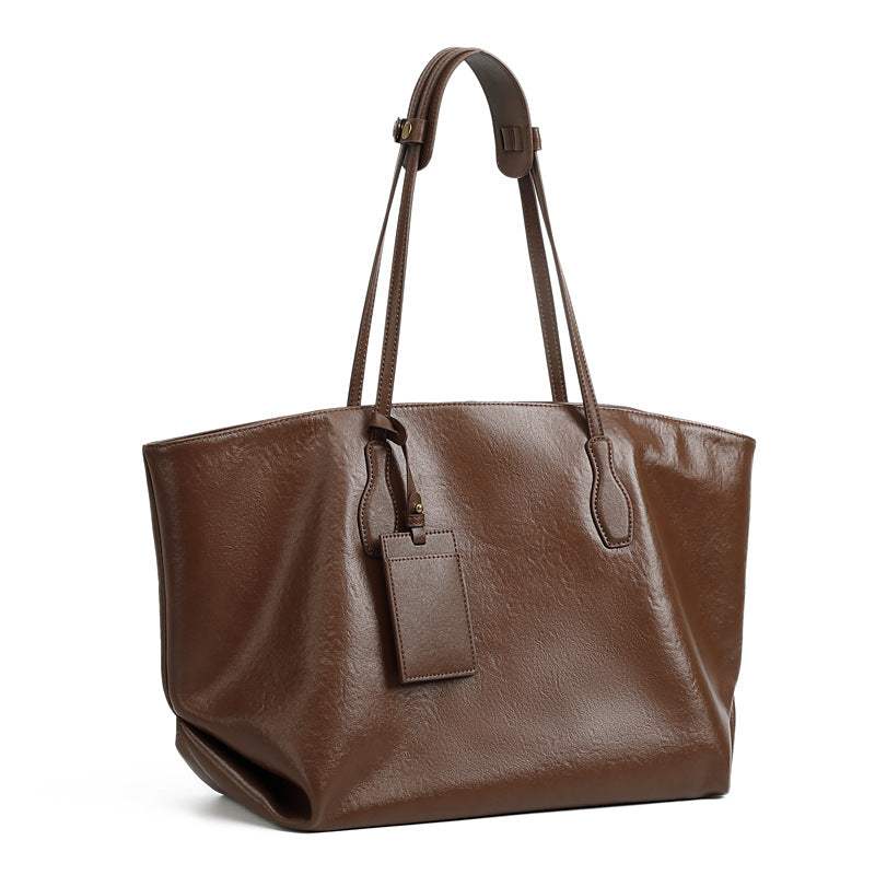Lexington Vegetable-Tanned Genuine Leather Tote