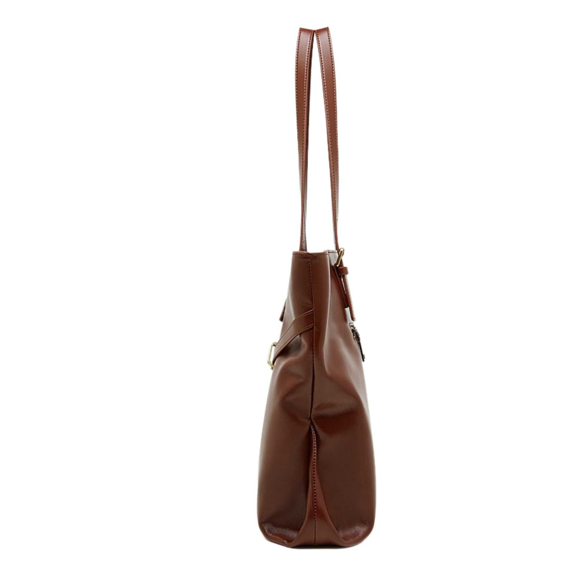 Lowell Large Vegetable-Tanned Leather Tote