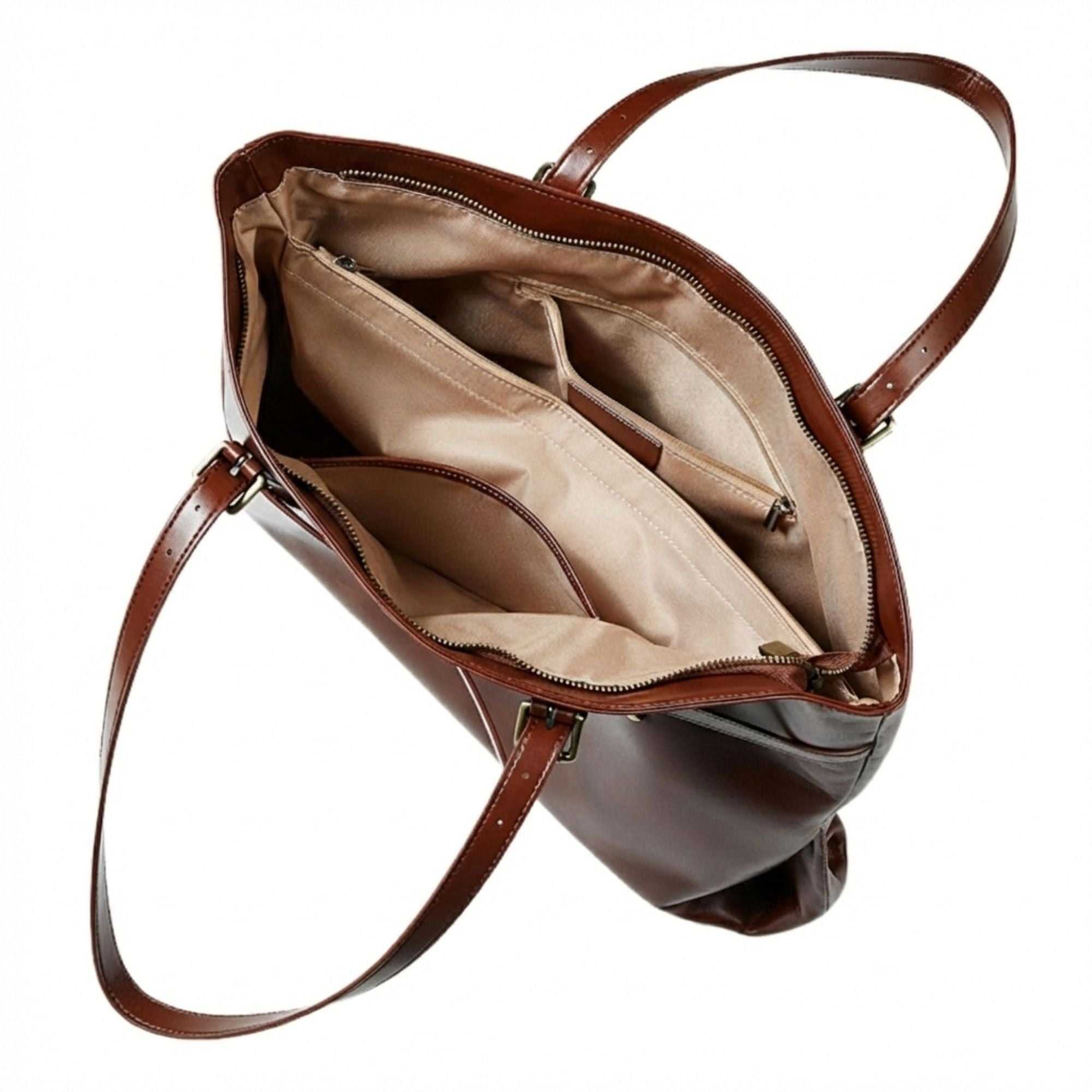 Lowell Large Vegetable-Tanned Leather Tote