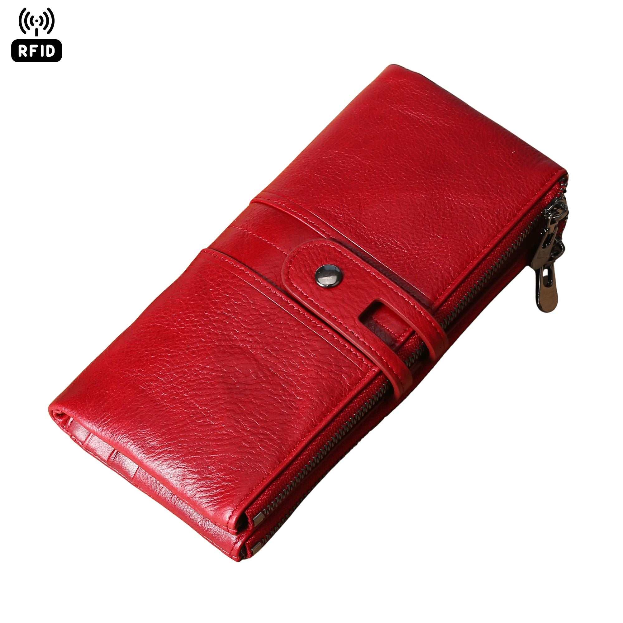 The Montauk RFID Waxed Leather Wallet