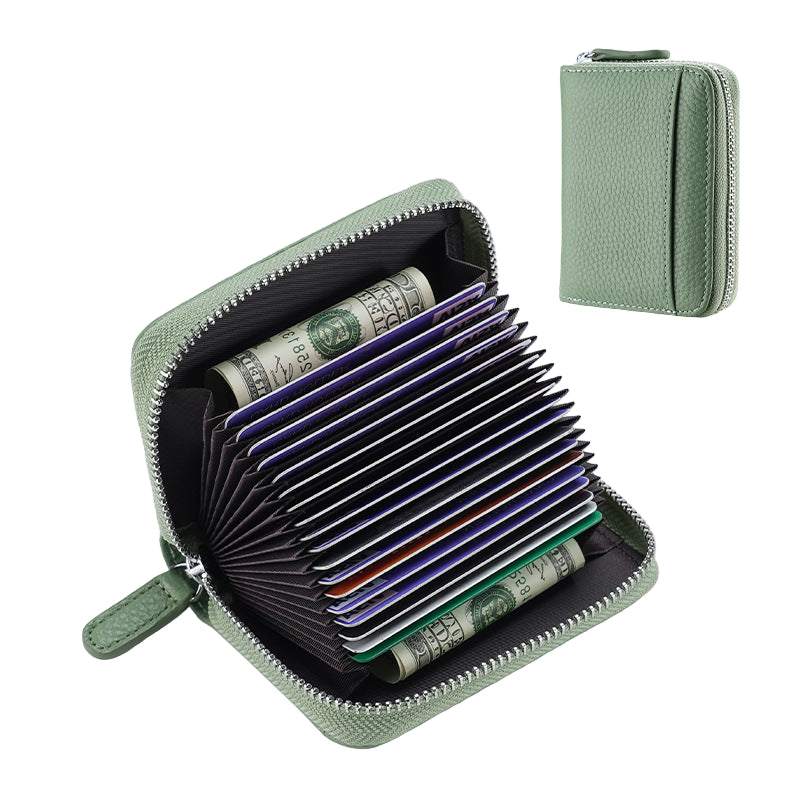 Defender RFID Compact Leather Wallet