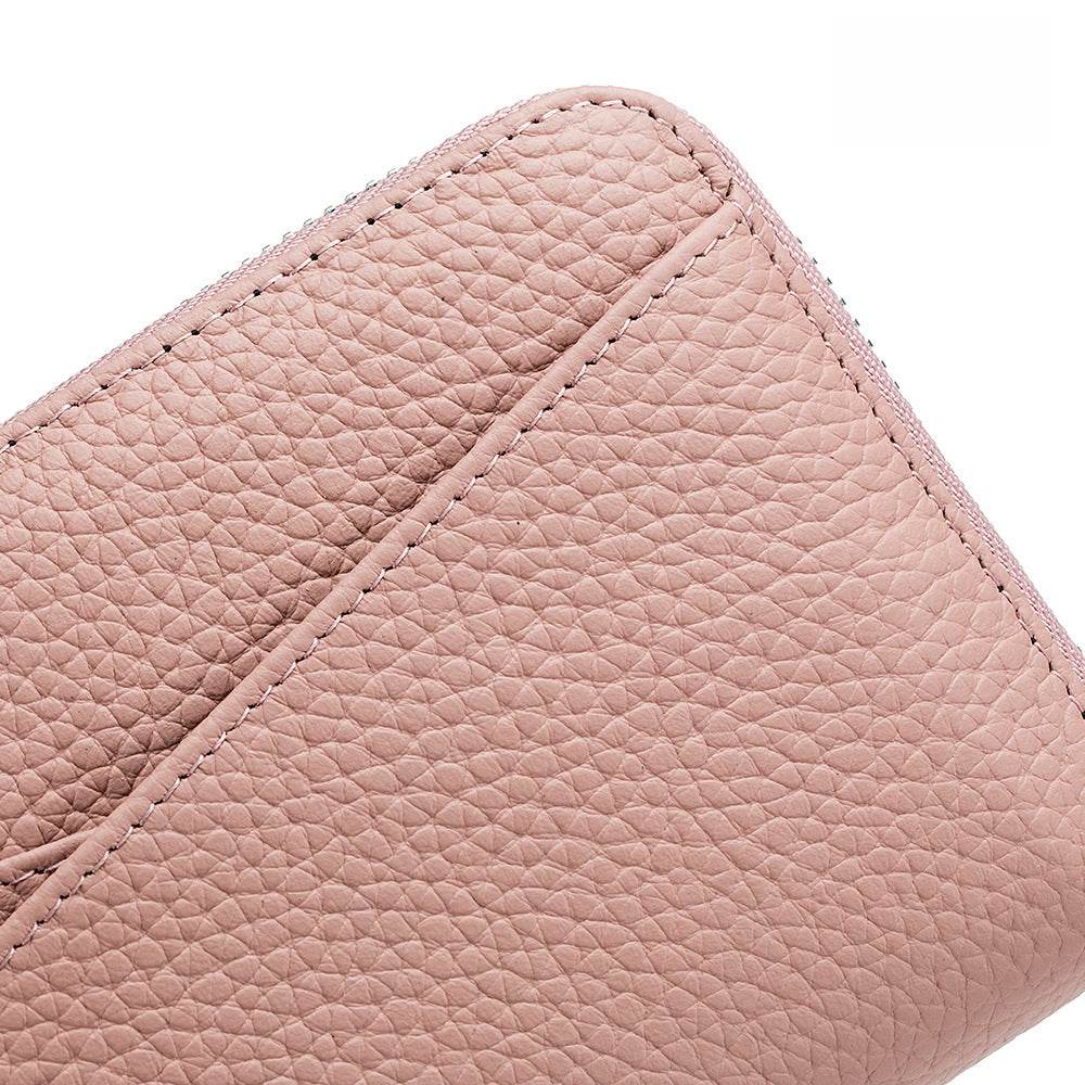 RFID Ladies Lychee Leather Wallet