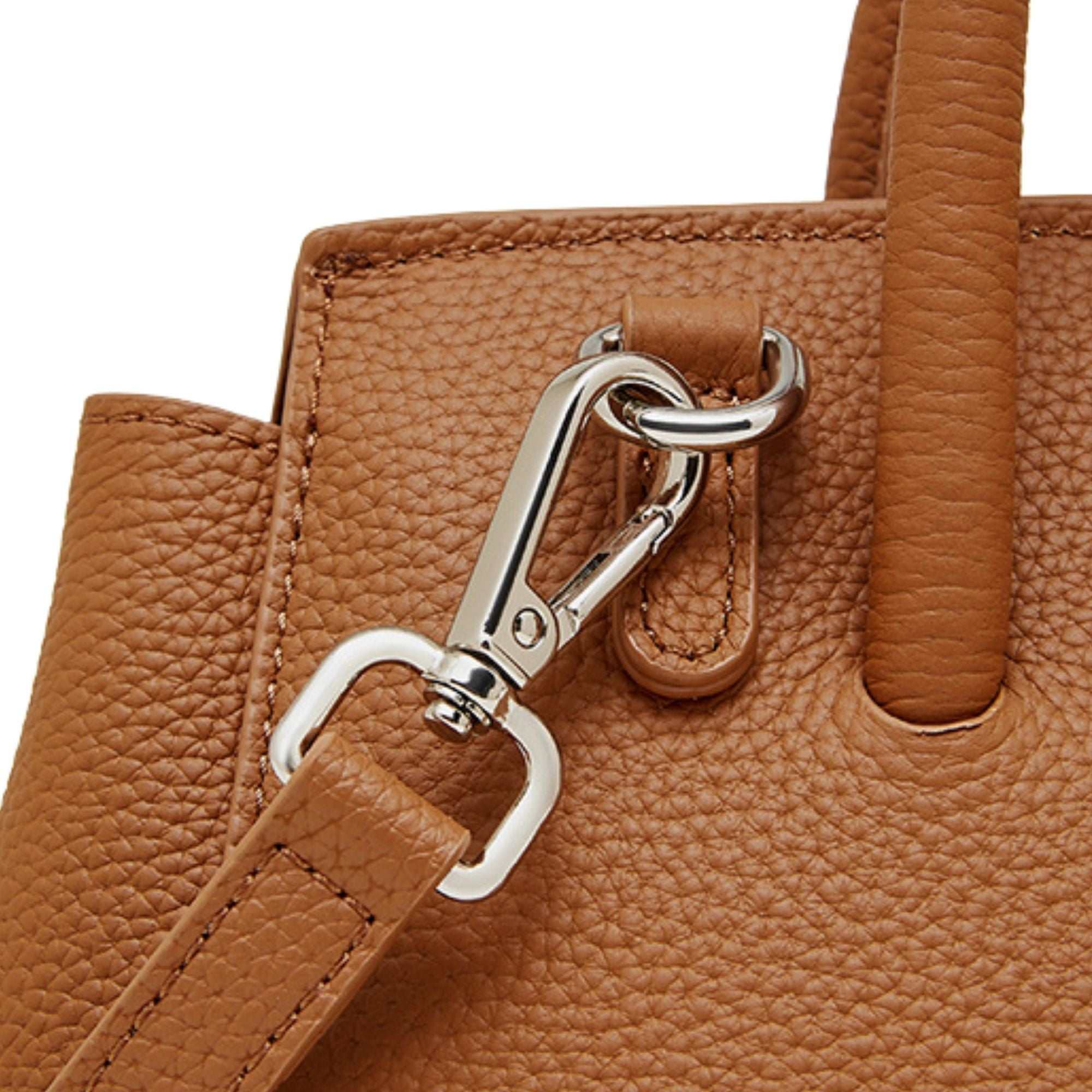 Waverly Platinum Leather Bag