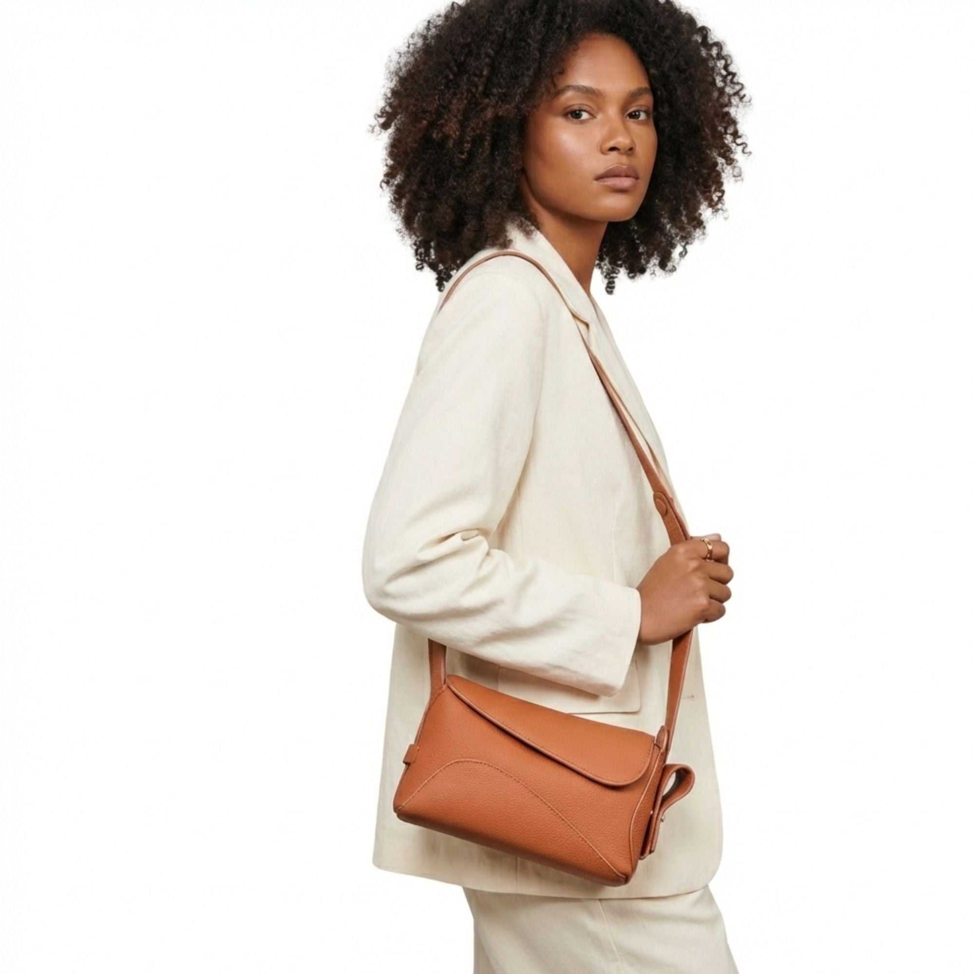 Rye Top Grain Leather Crossbody