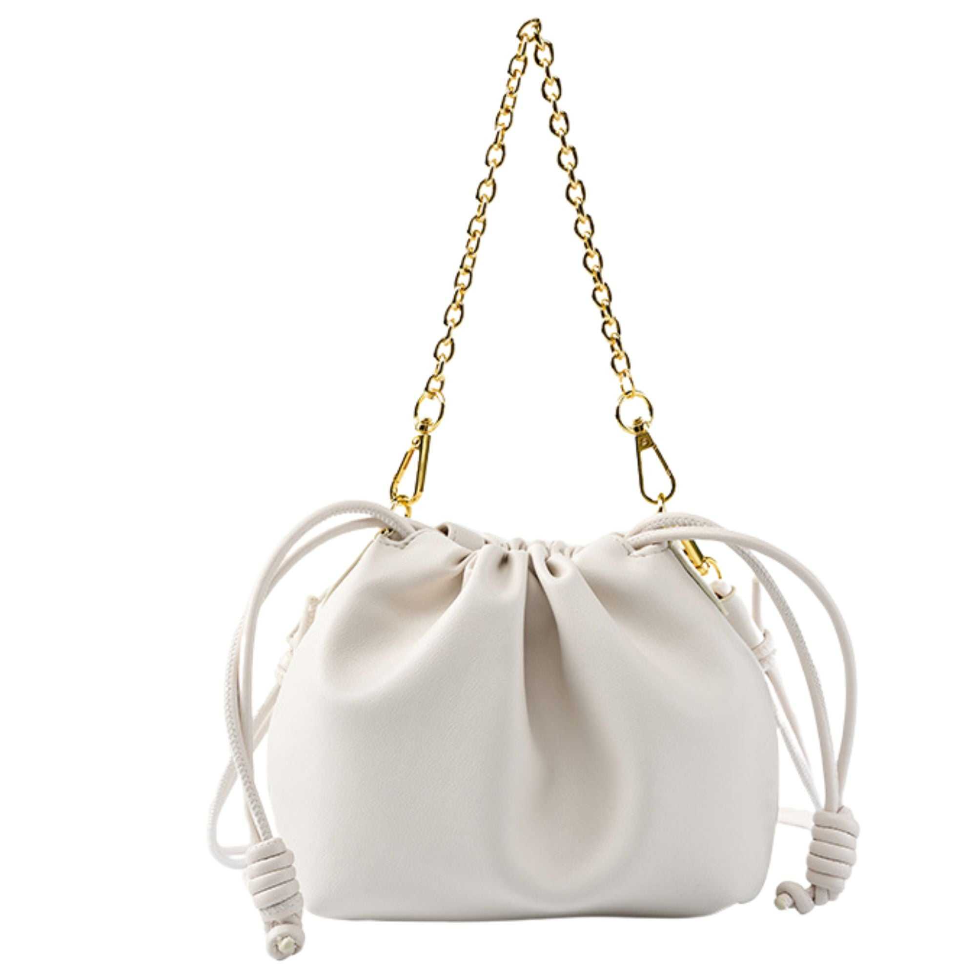 Bramley Leather Drawstring Bag