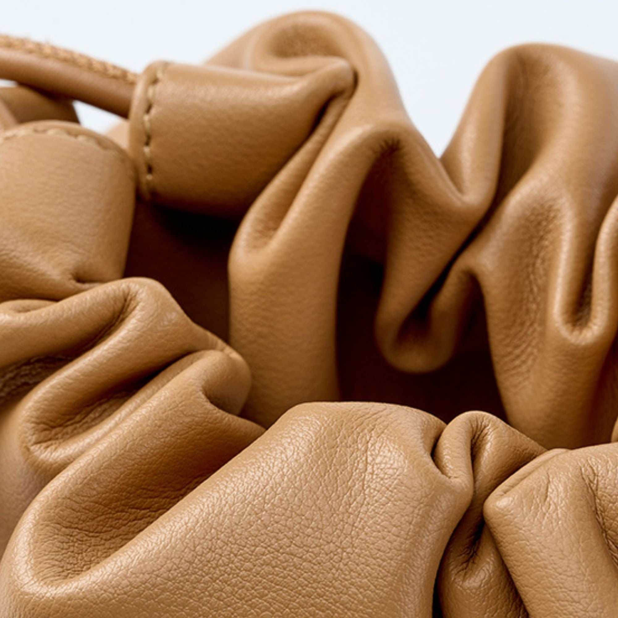 Bramley Leather Drawstring Bag