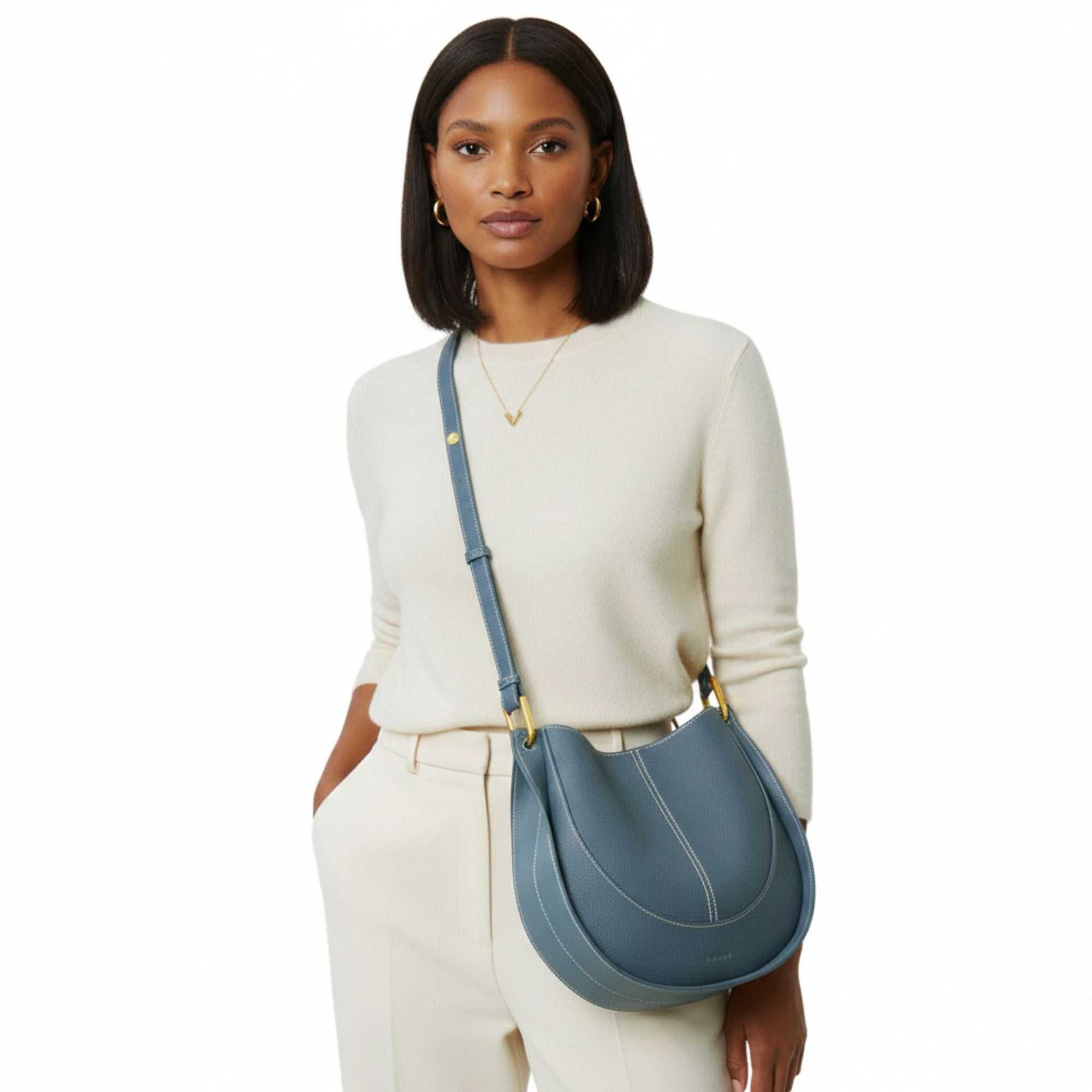 Stamford Top Grain Leather Crossbody Satchel