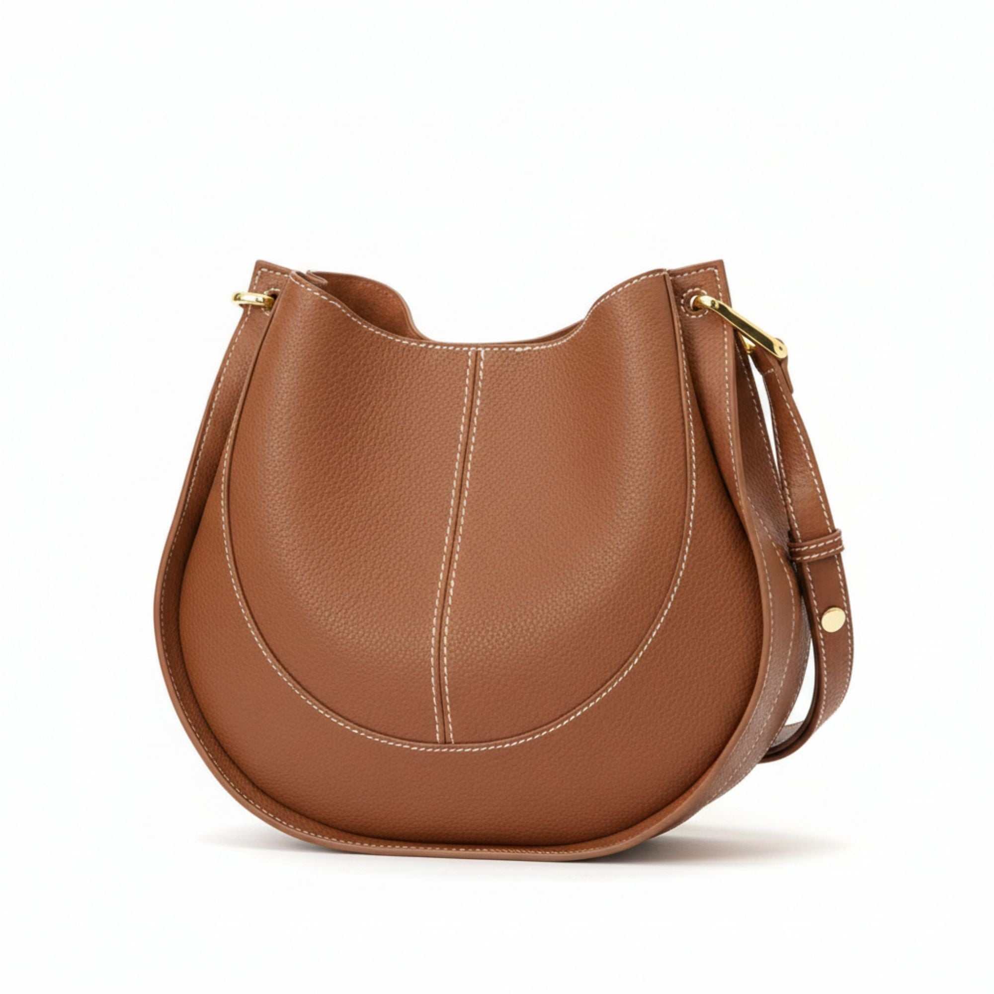 Stamford Top Grain Leather Crossbody Satchel
