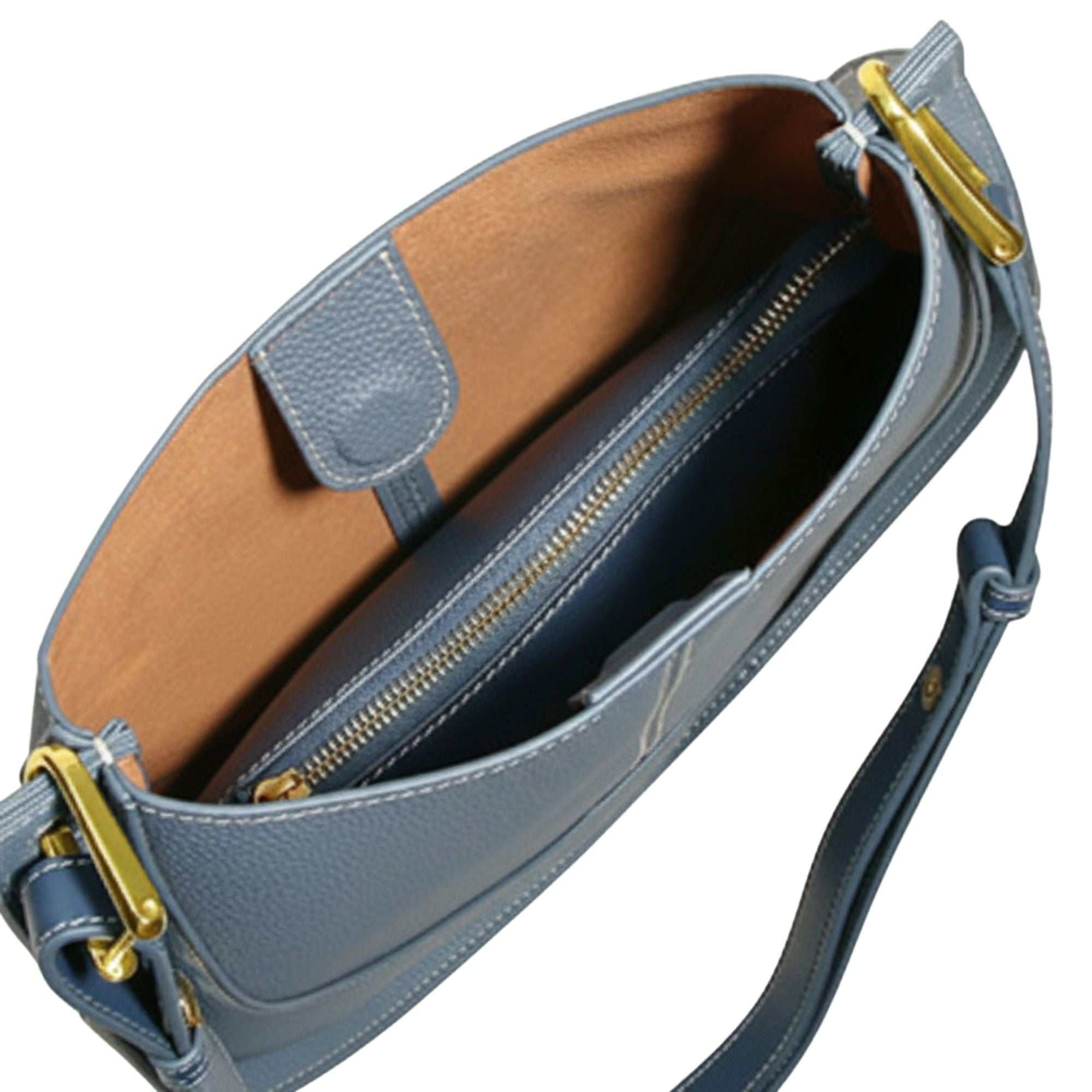 Stamford Top Grain Leather Crossbody Satchel