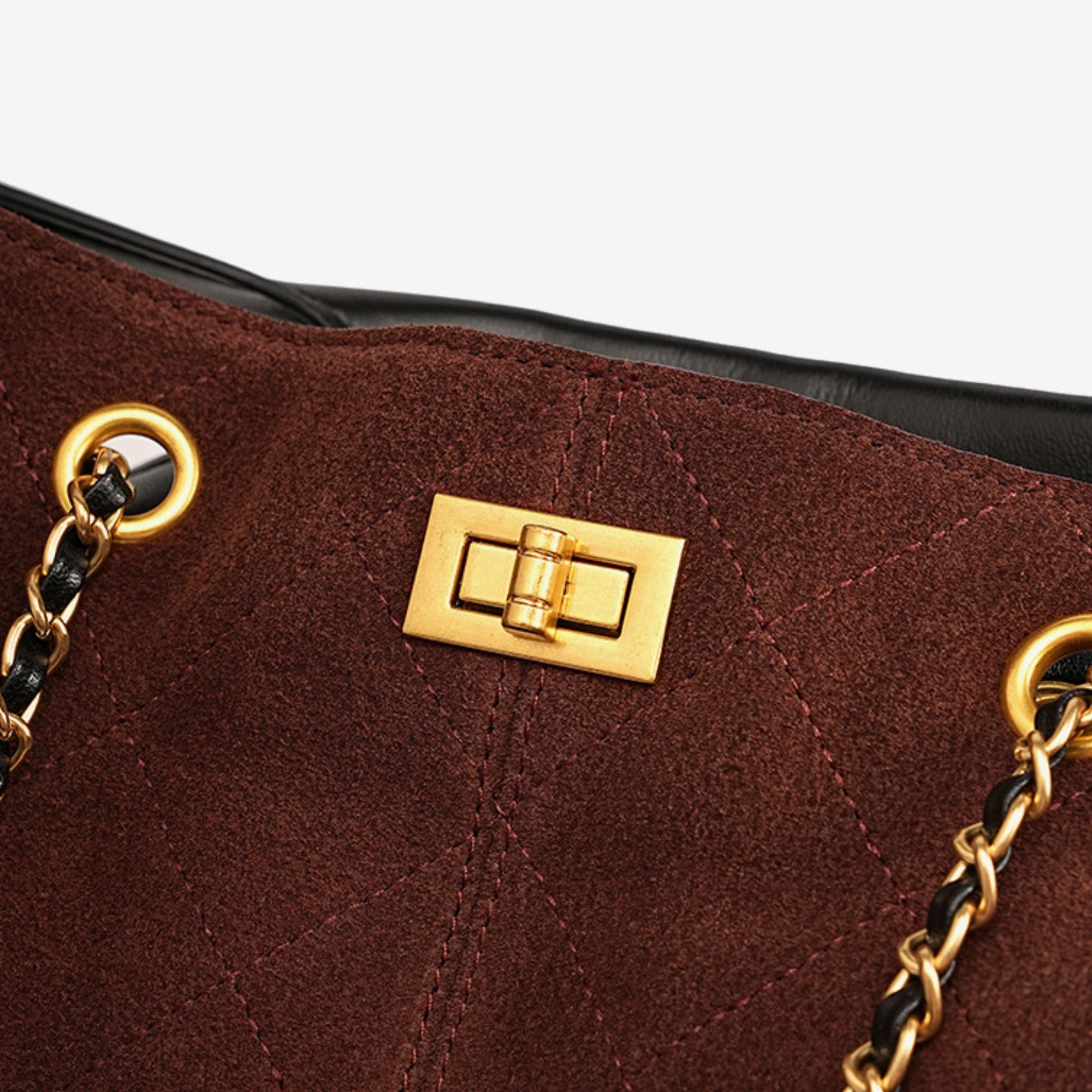 Stratford Suede Bucket Bag