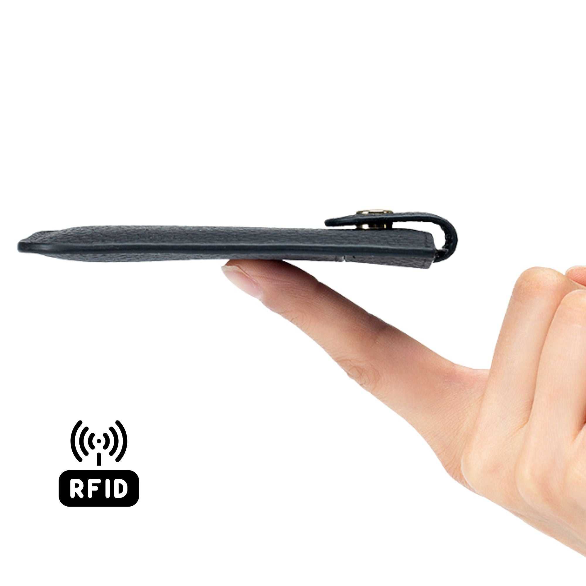 Swift Shield Leather RFID Card Holder