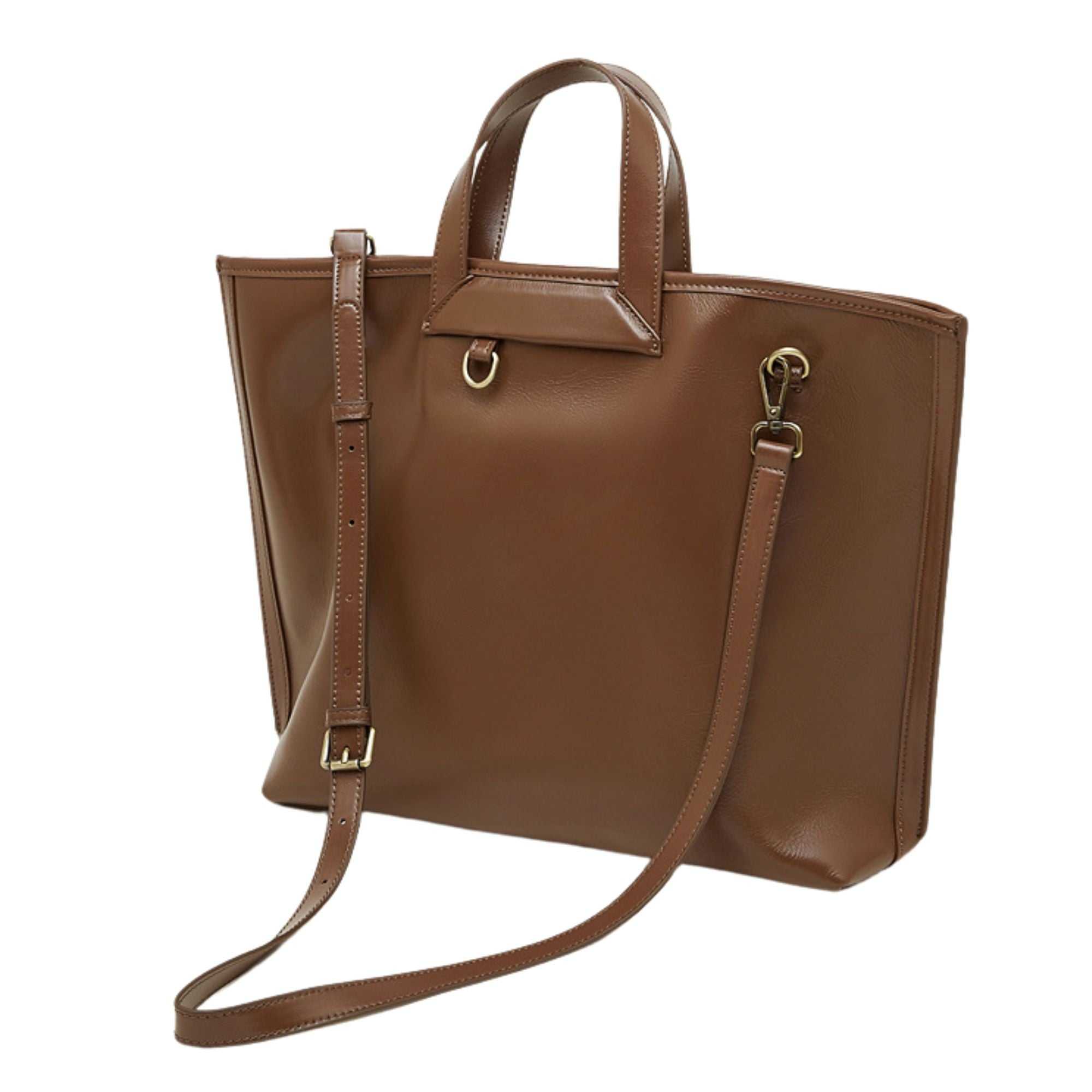 Thayer Vegetable Tanned Leather Commuter Tote