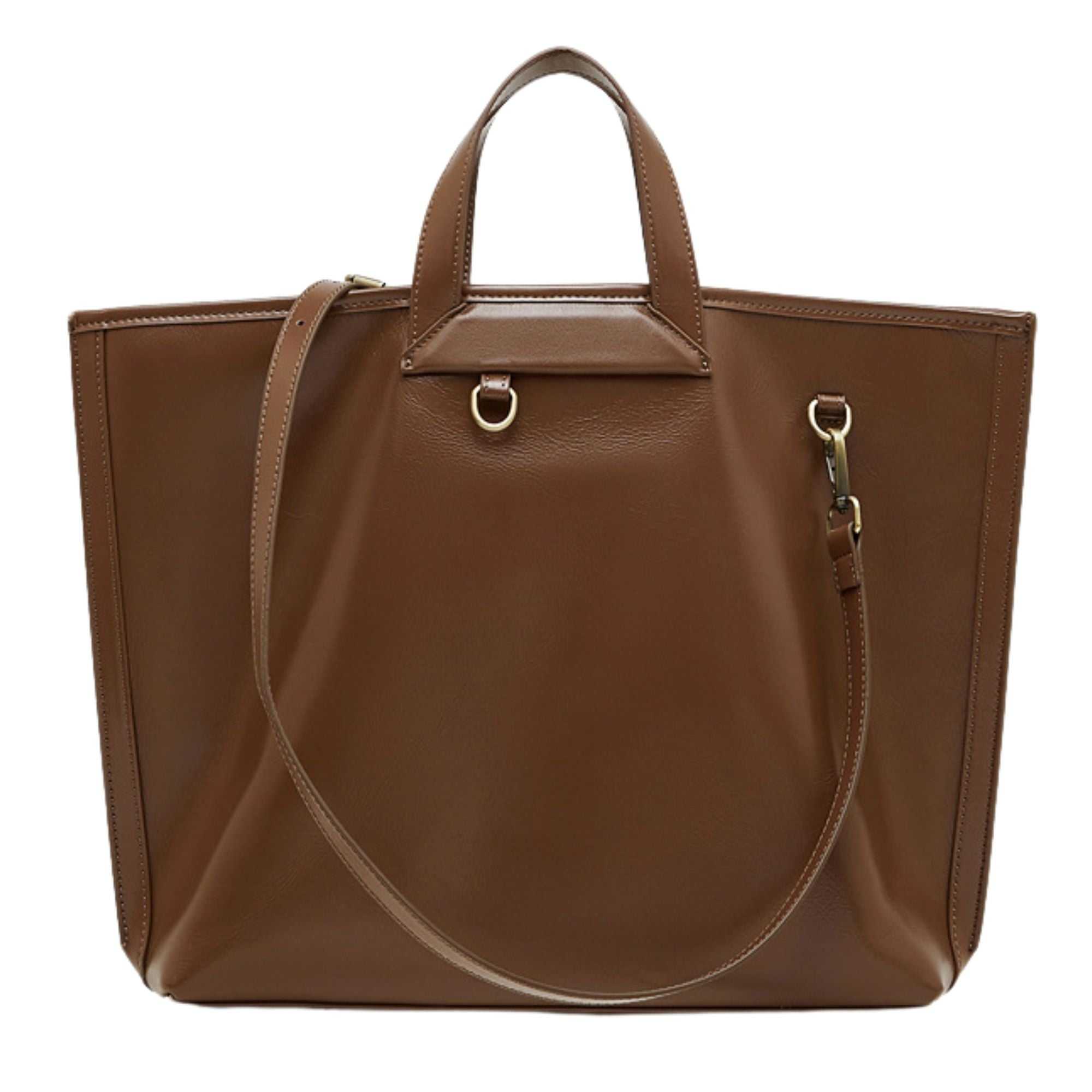 Thayer Vegetable Tanned Leather Commuter Tote