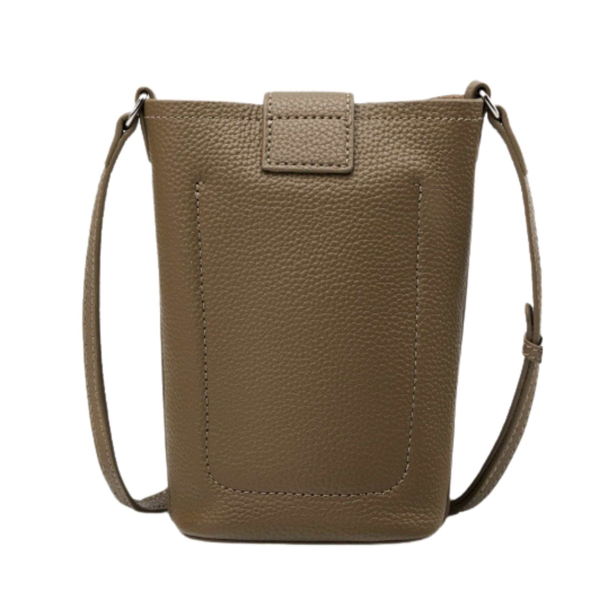 Vertica Leather Crossbody Phone Bag